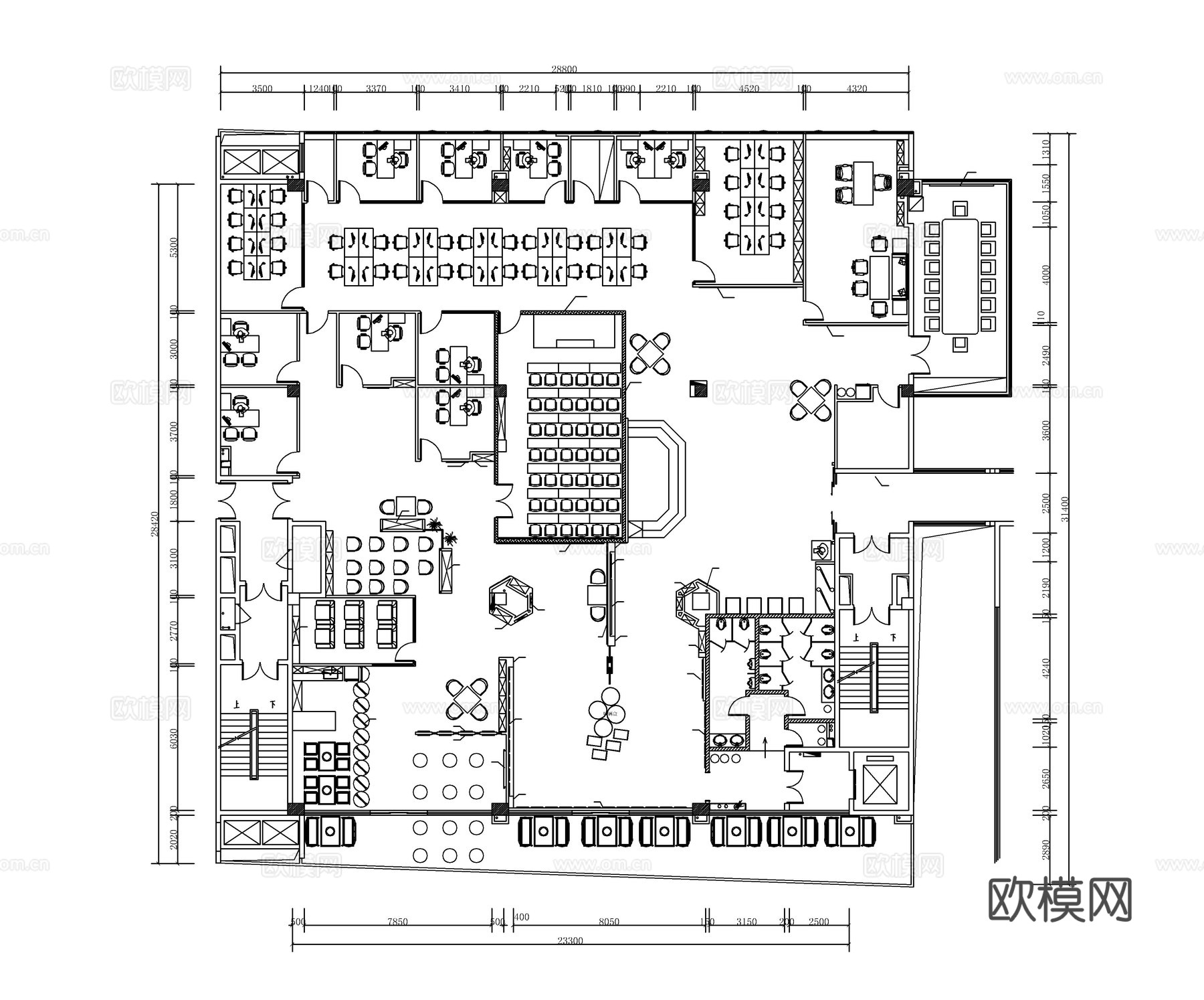 中医馆 最新平面施工图合集cad施工图
