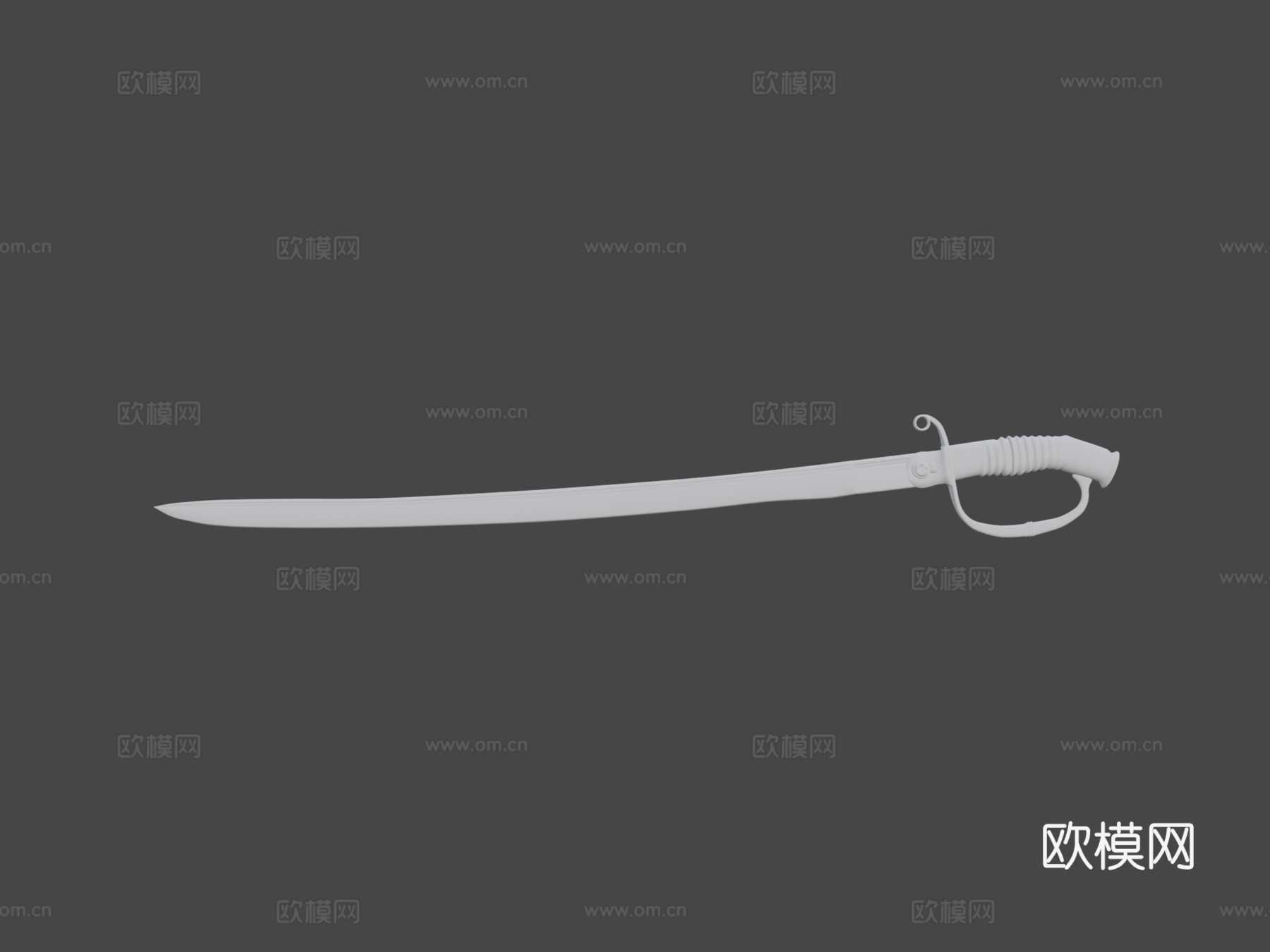 龙骑兵军官军刀M188119093d模型下载（渲染图5）