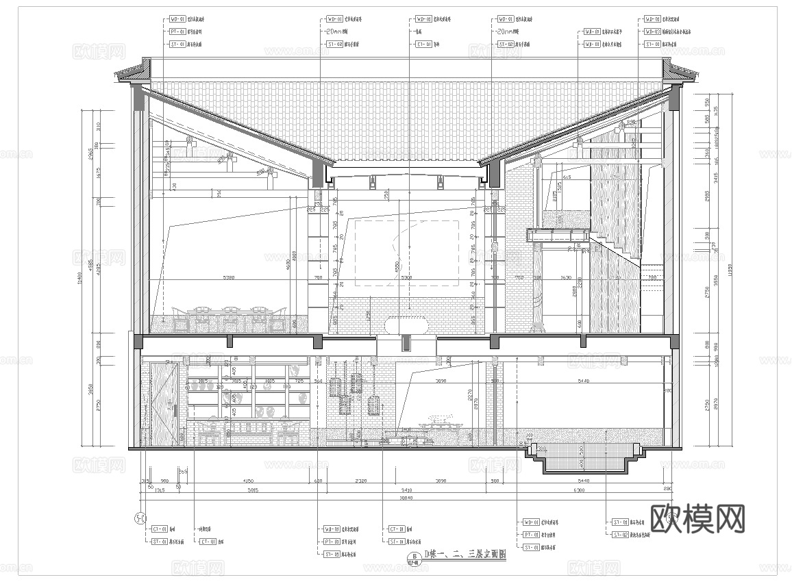 高档会所 最新全套施工图合集cad施工图