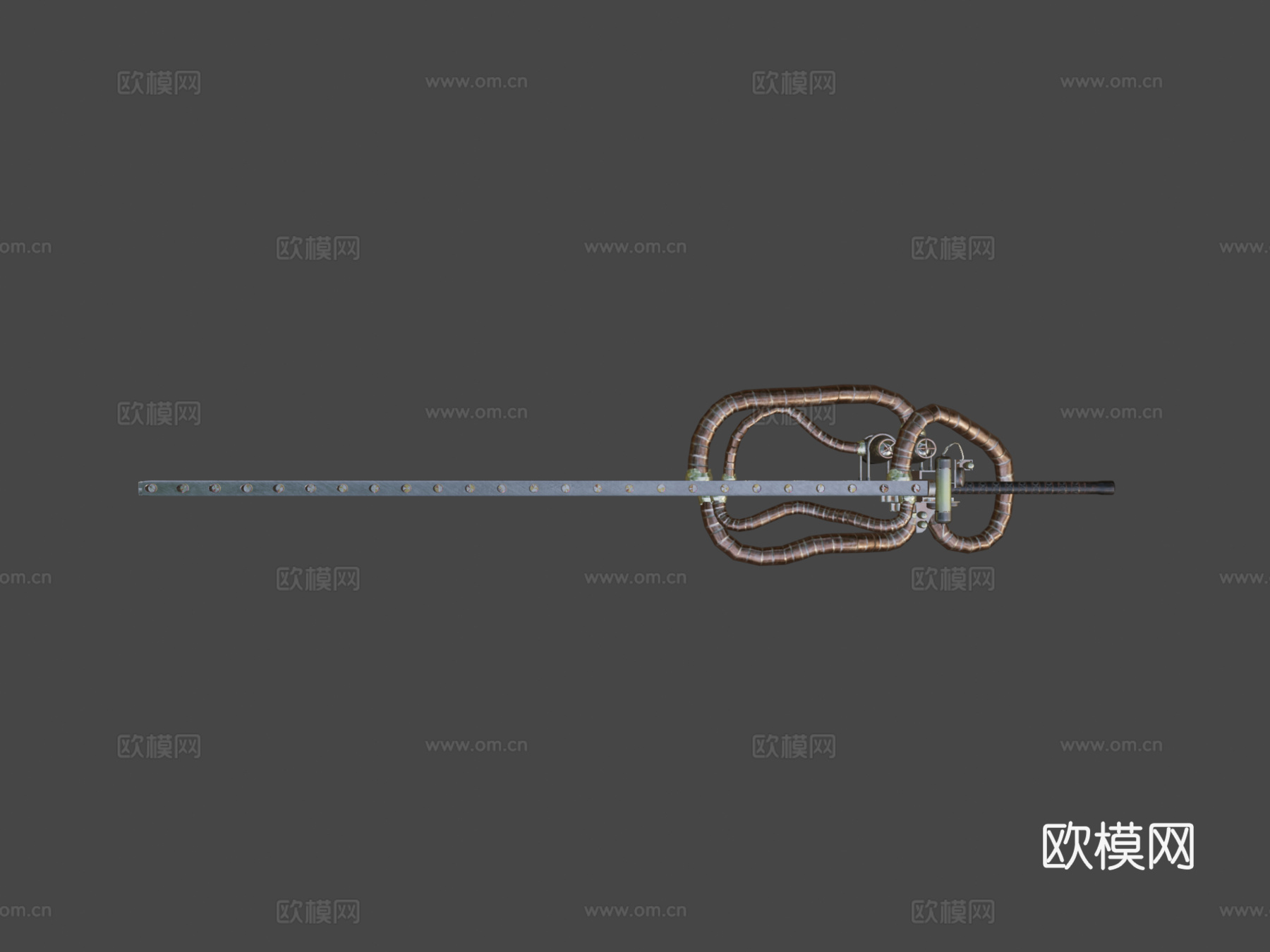 蒸汽朋克破坏剑3d模型下载（渲染图7）
