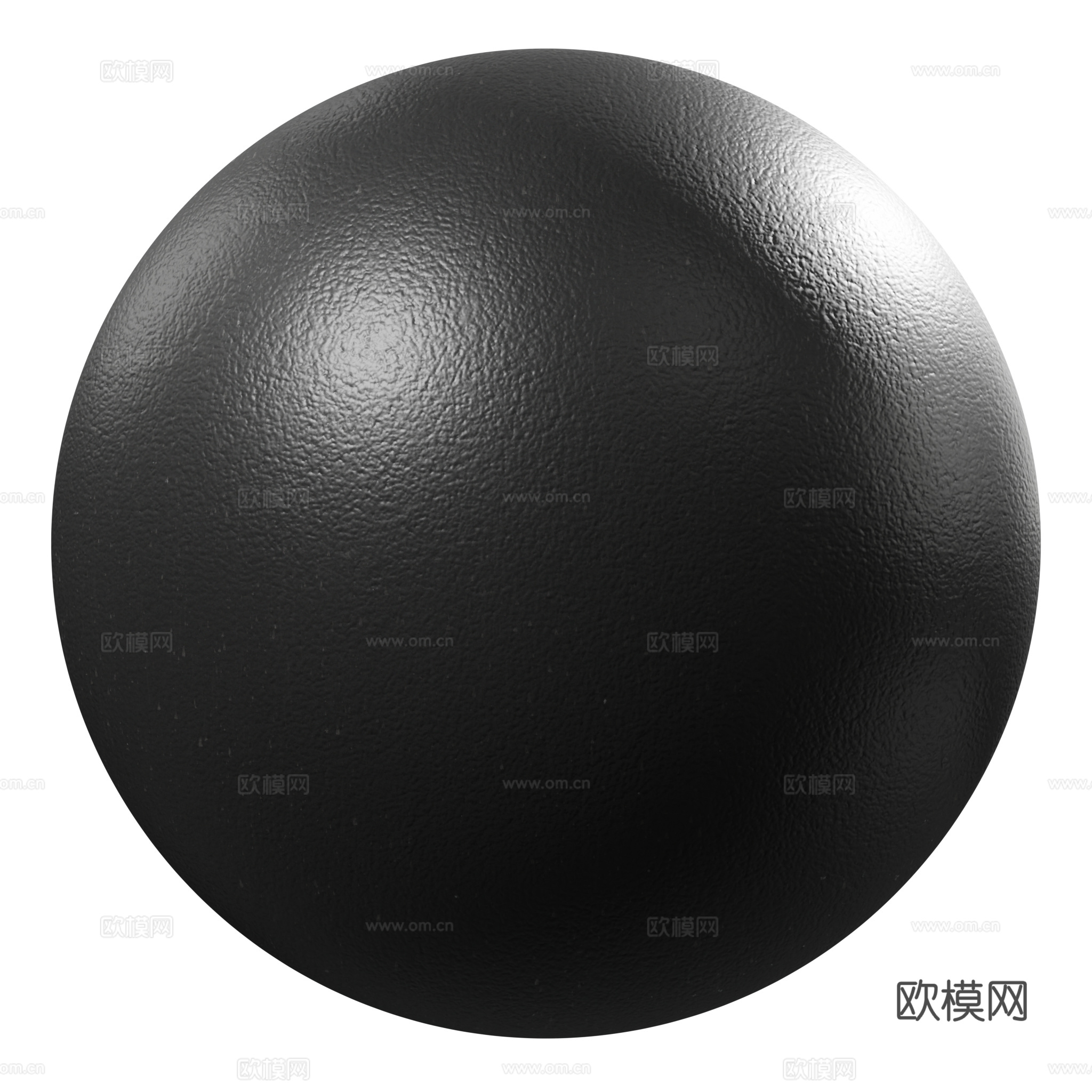 黑色哑光金属质感