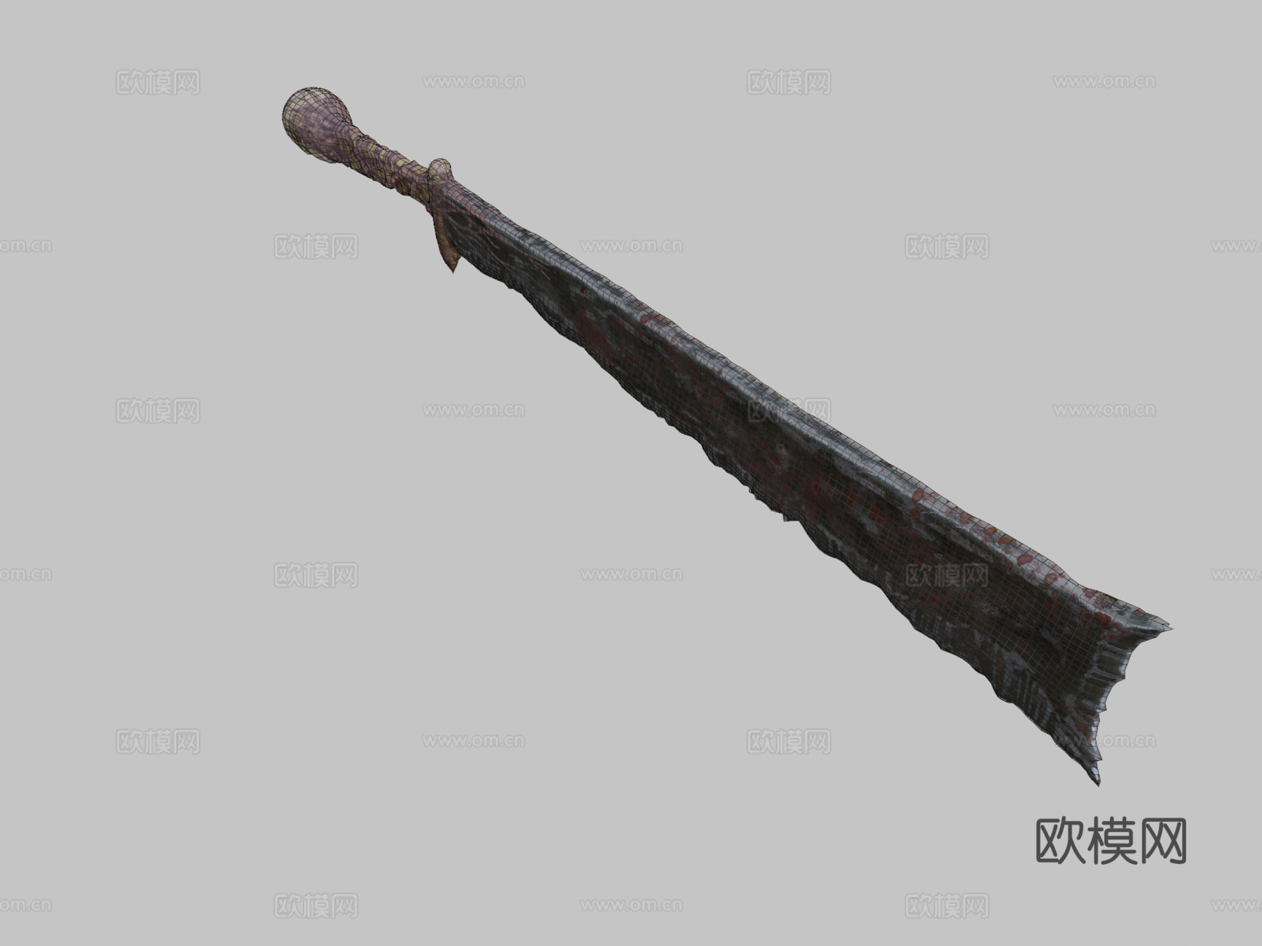 恶魔之剑3d模型下载（渲染图2）