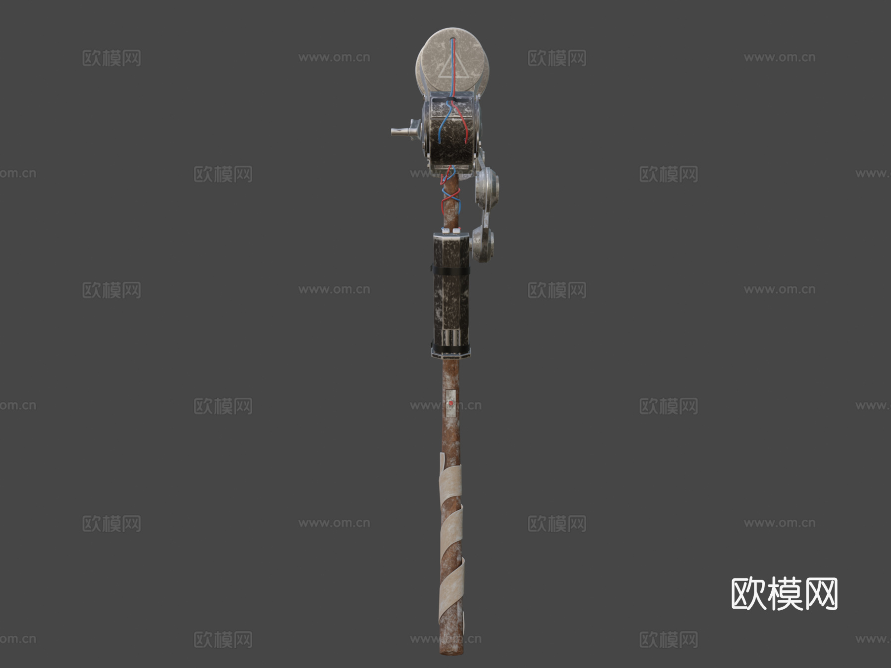 自制DIY机械镰刀3d模型下载（渲染图7）