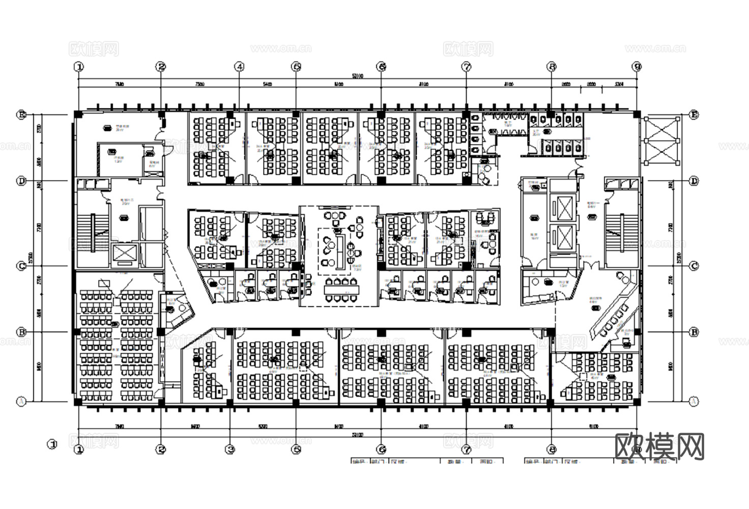 11教培中心教育培训机构平面CAD图纸最新整理合集cad施工图
