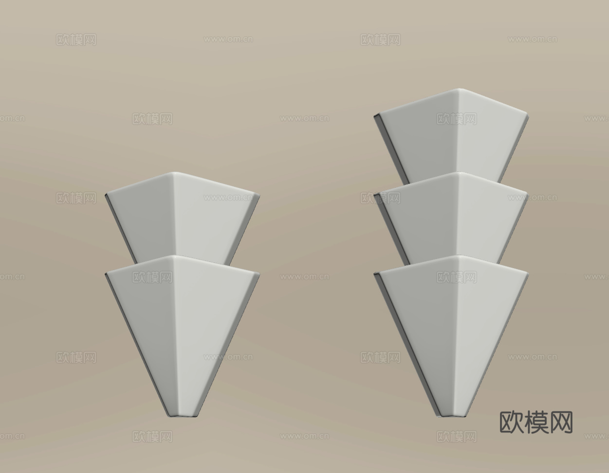 侘寂石膏灯 中古灯 石膏灯 壁灯 床头壁灯 玄关壁su模型