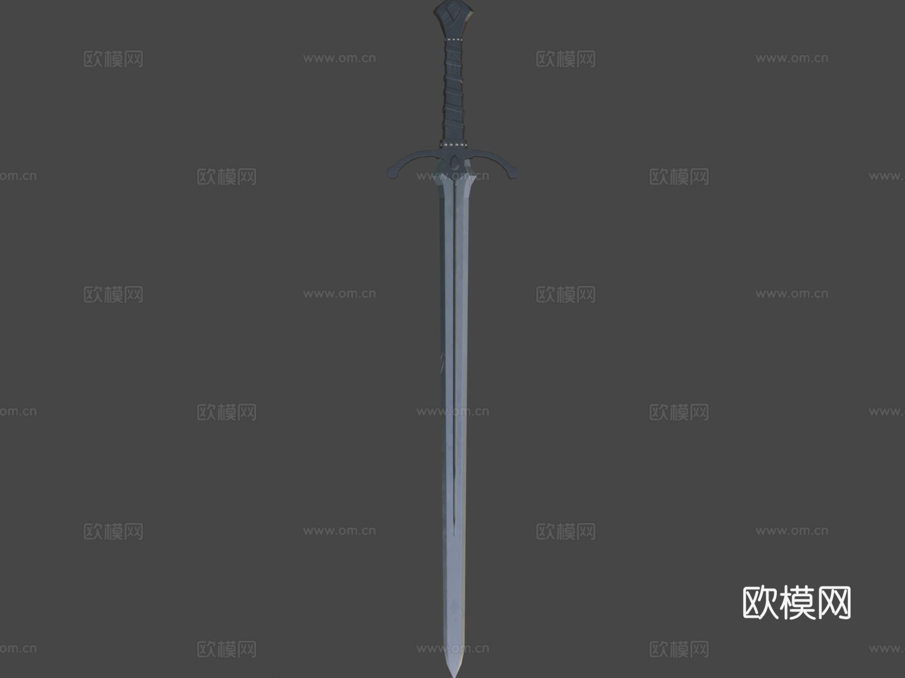 黑剑3d模型下载（渲染图5）