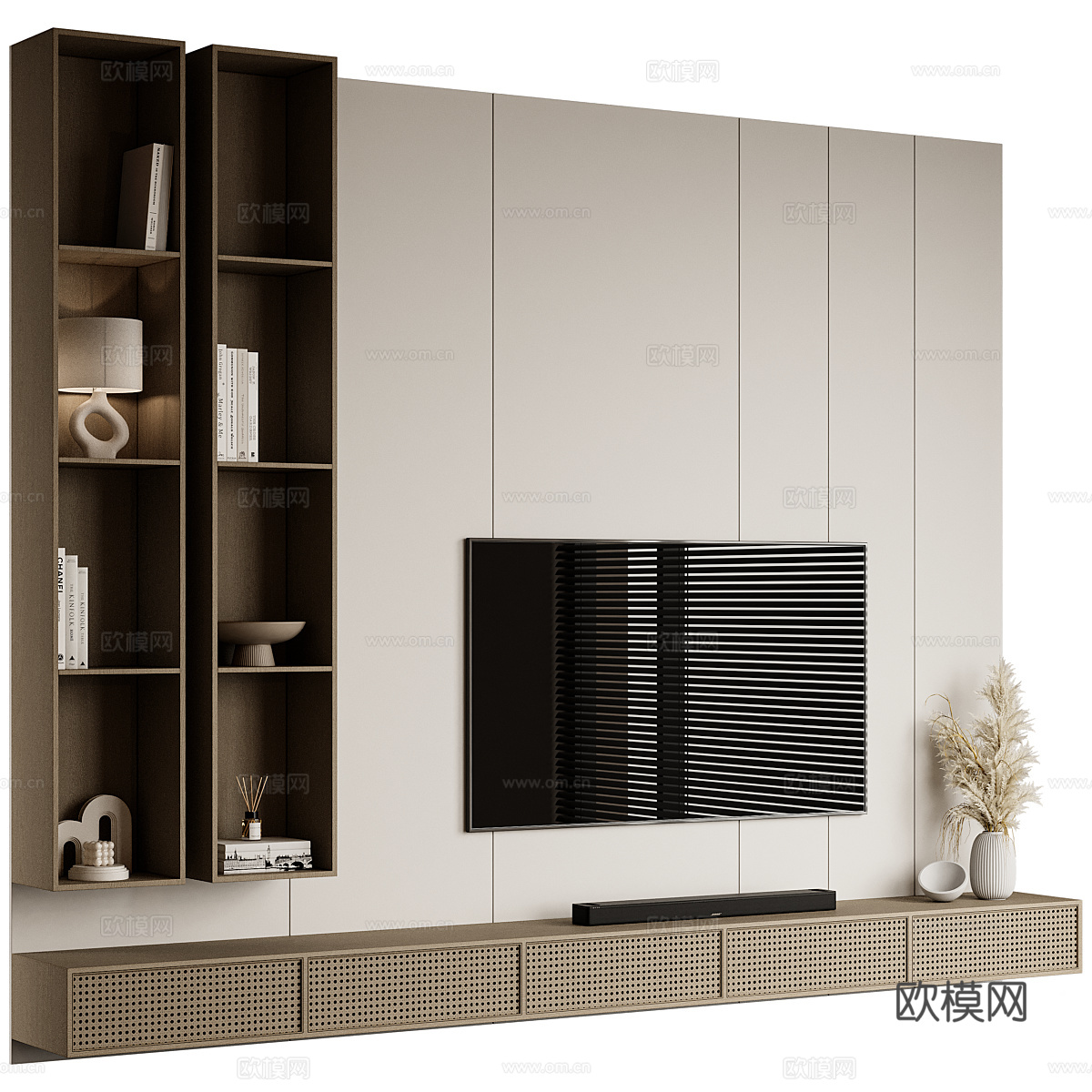 背景墙3d模型下载