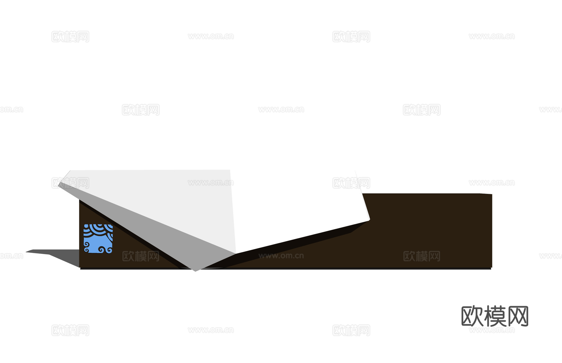 办公空间 酒店前台 展厅 工装su模型