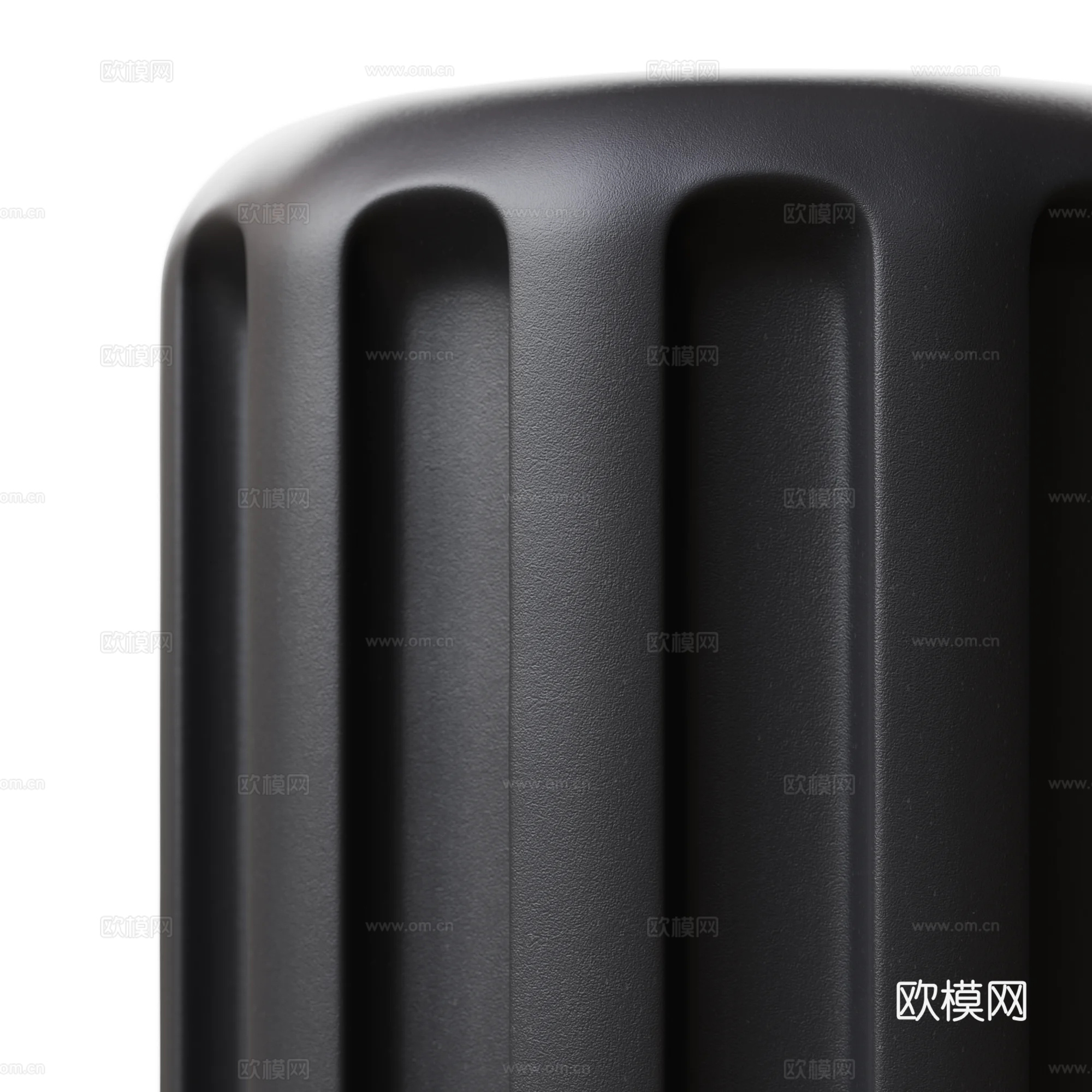 黑色哑光金属质感