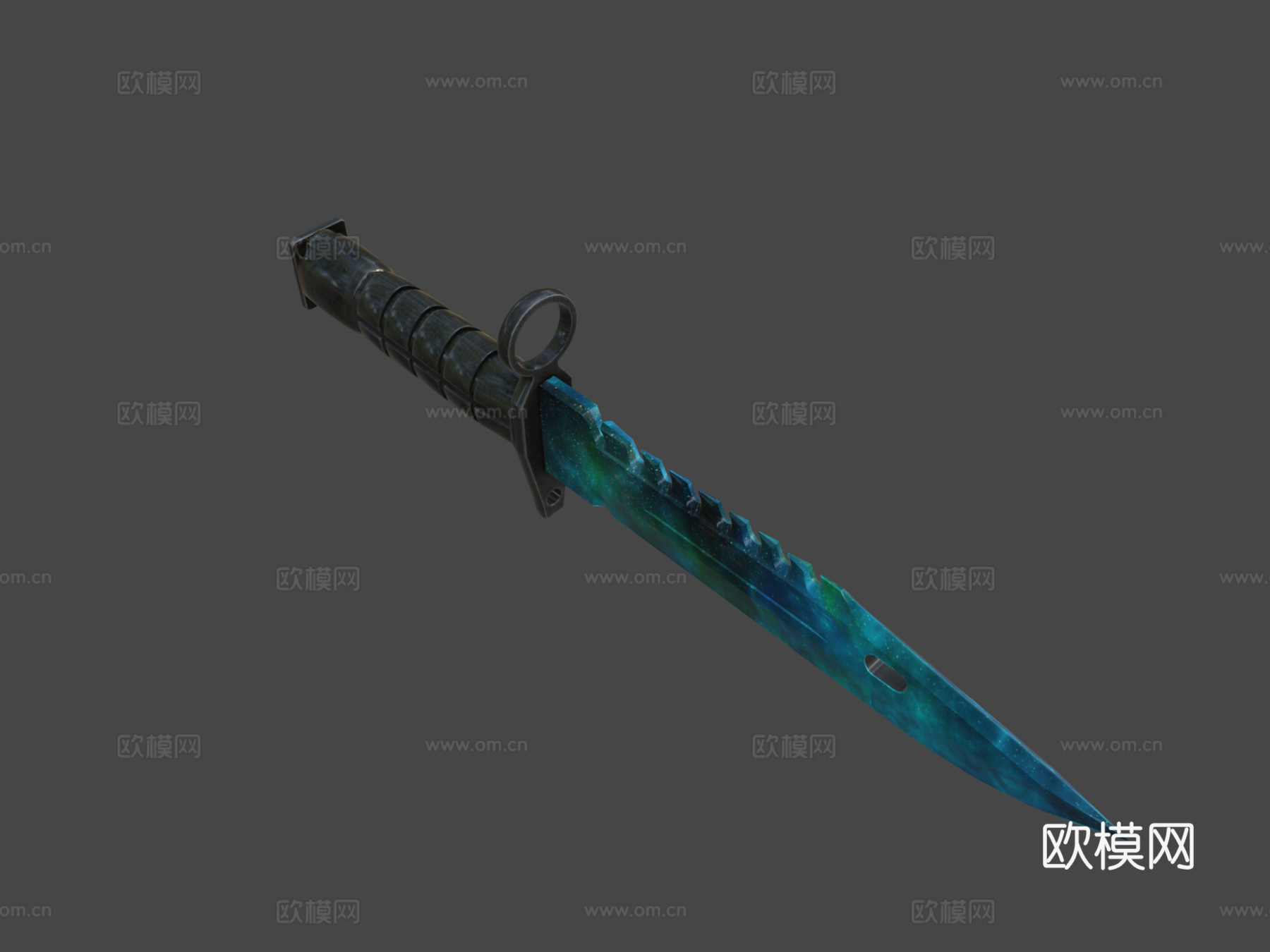 M9刺刀星云3d模型下载（渲染图5）