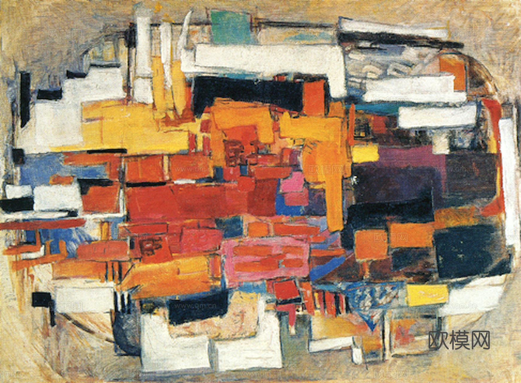 中式新中式挂画壁画字画山水花鸟背景墙壁纸装饰画油画下载