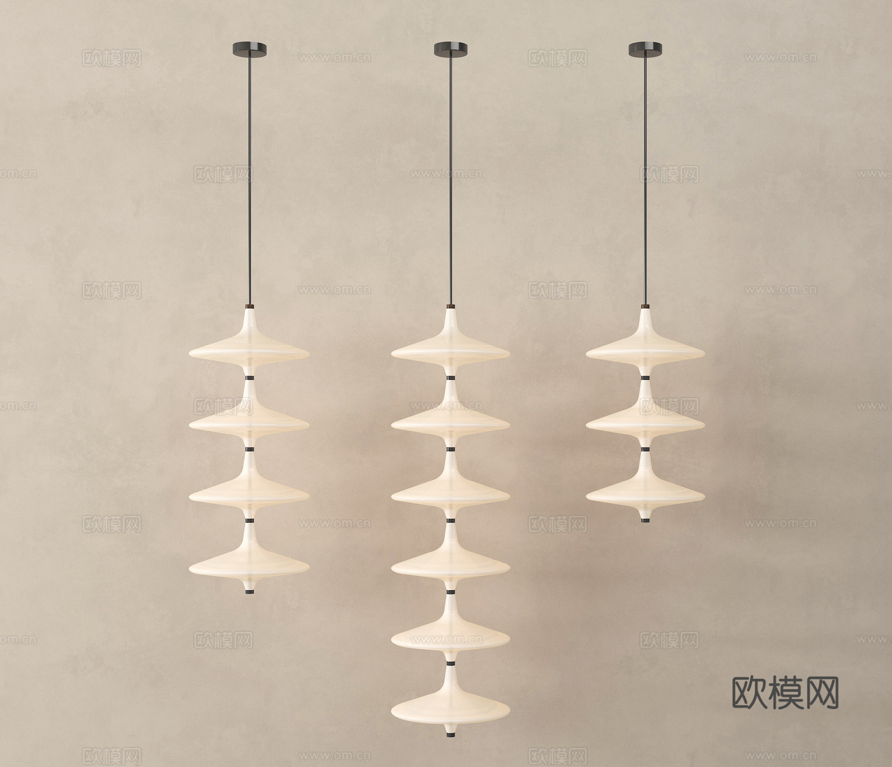 现代吊灯 装饰吊灯su模型