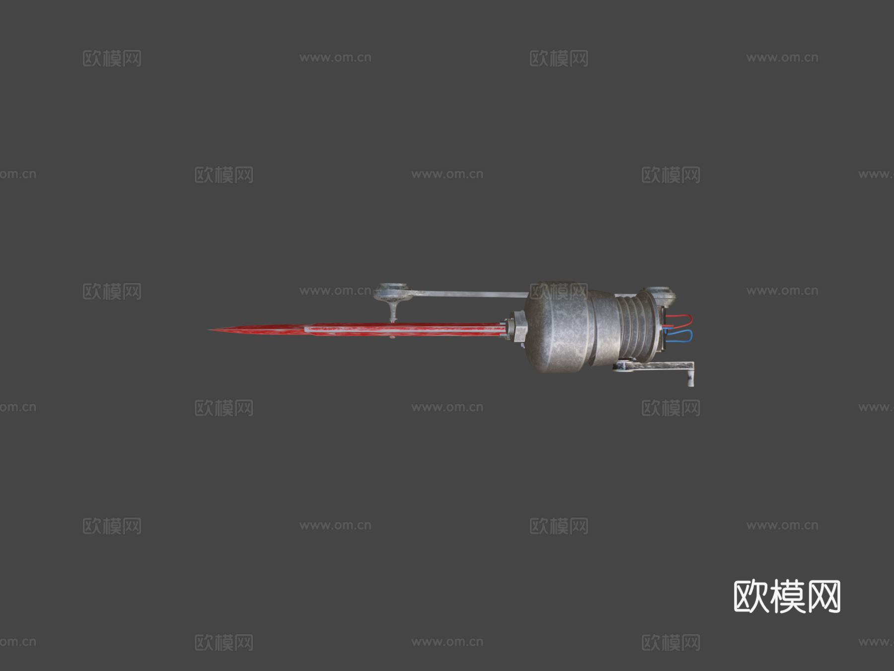 自制DIY机械镰刀3d模型下载（渲染图5）