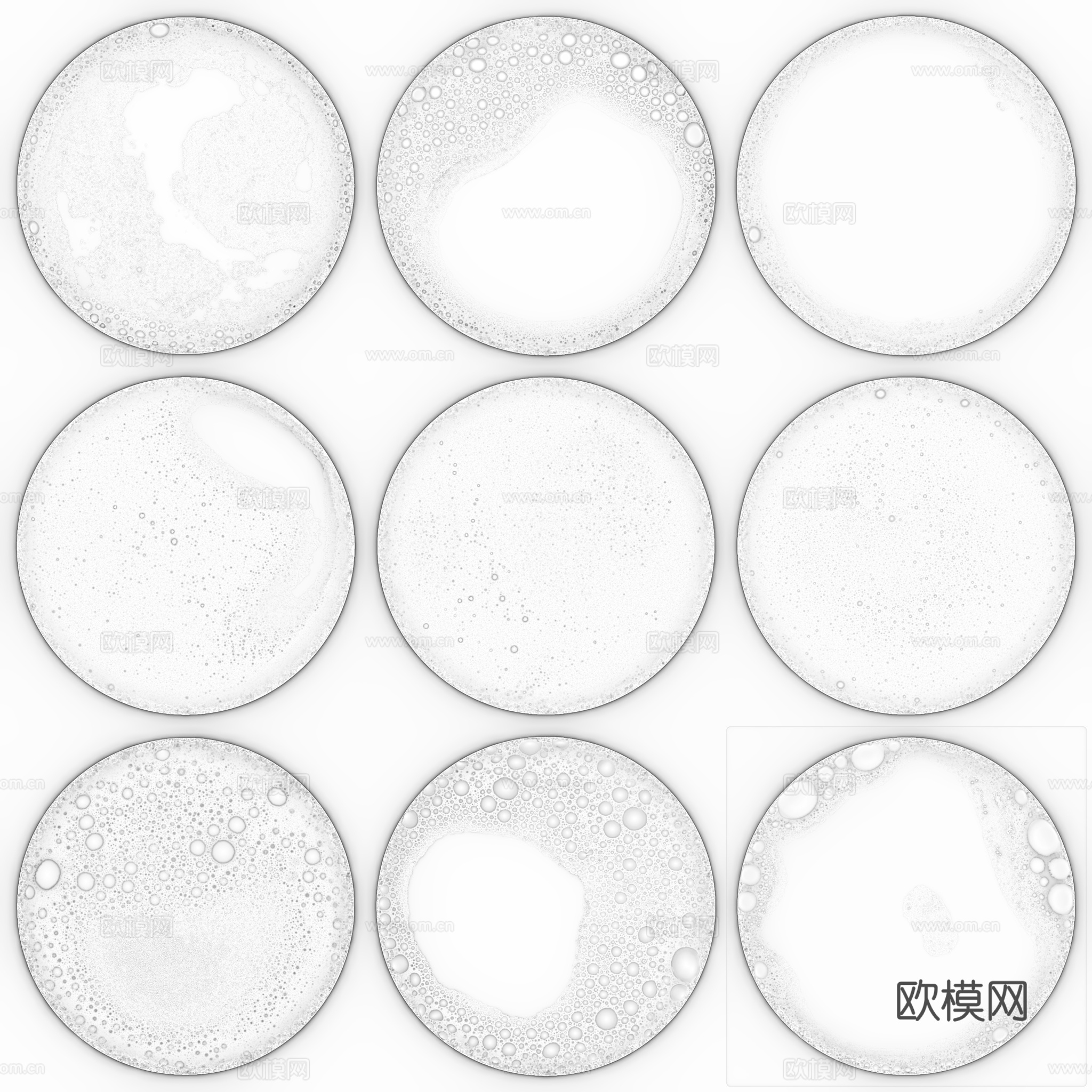 写实咖啡液态泡沫贴图