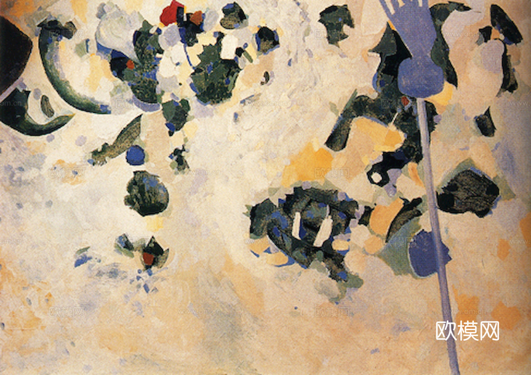 中式新中式挂画壁画字画山水花鸟背景墙壁纸装饰画油画下载