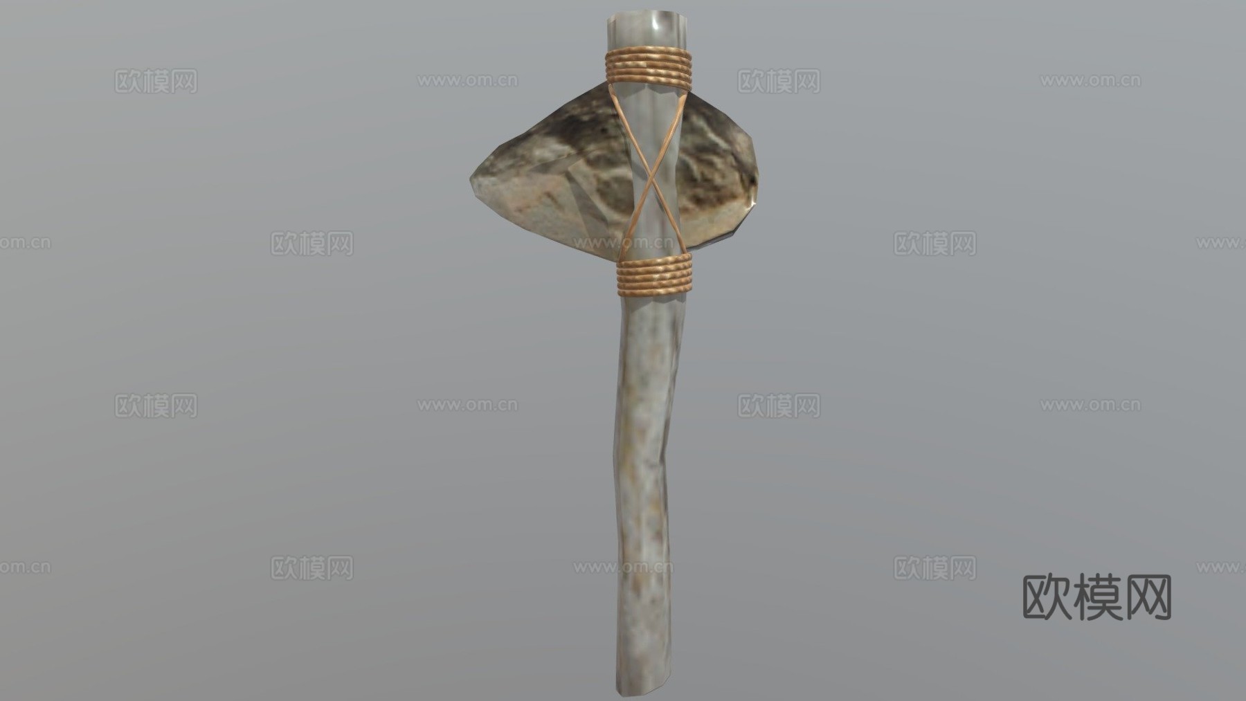 原始斧13d模型下载（渲染图1）