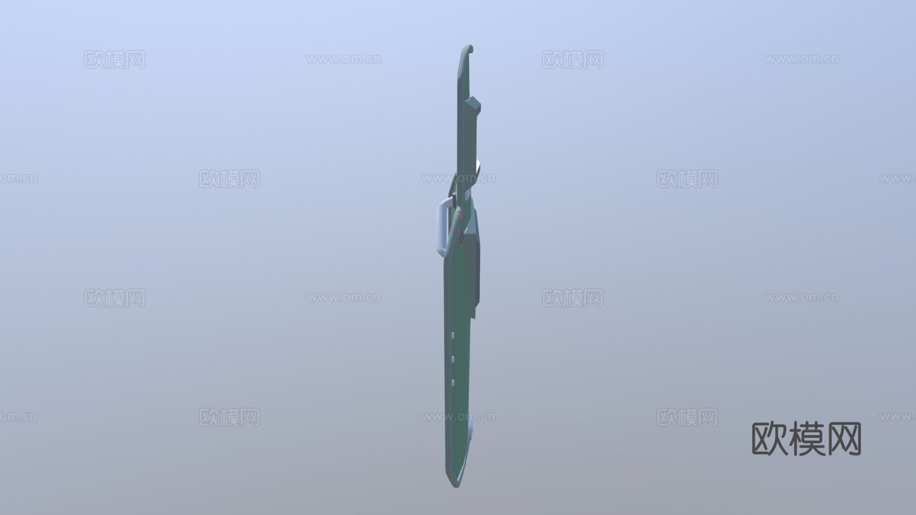 彩虹六号闪盾的盾牌3d模型下载（渲染图1）