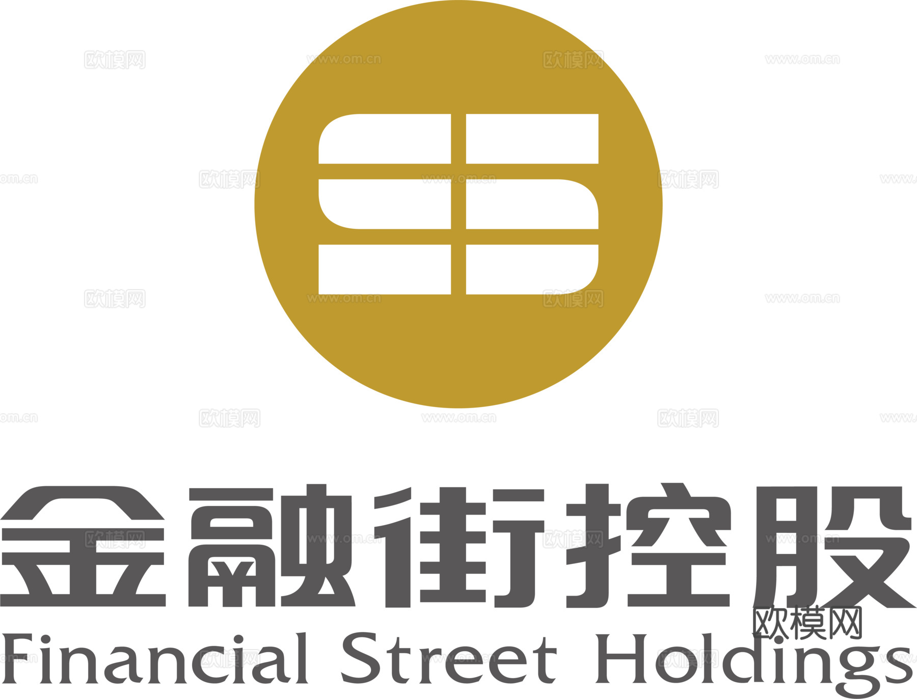 金融街控股，房地产商logo