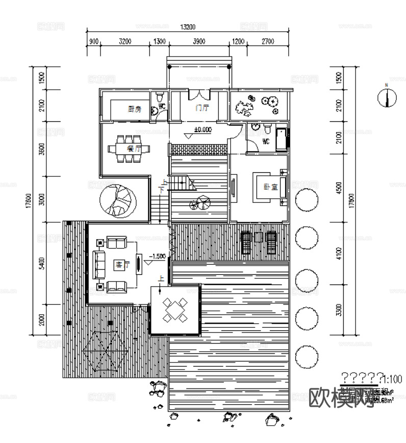14套乡村民宿农家乐CAD平面设计方案最新整理合集cad施工图