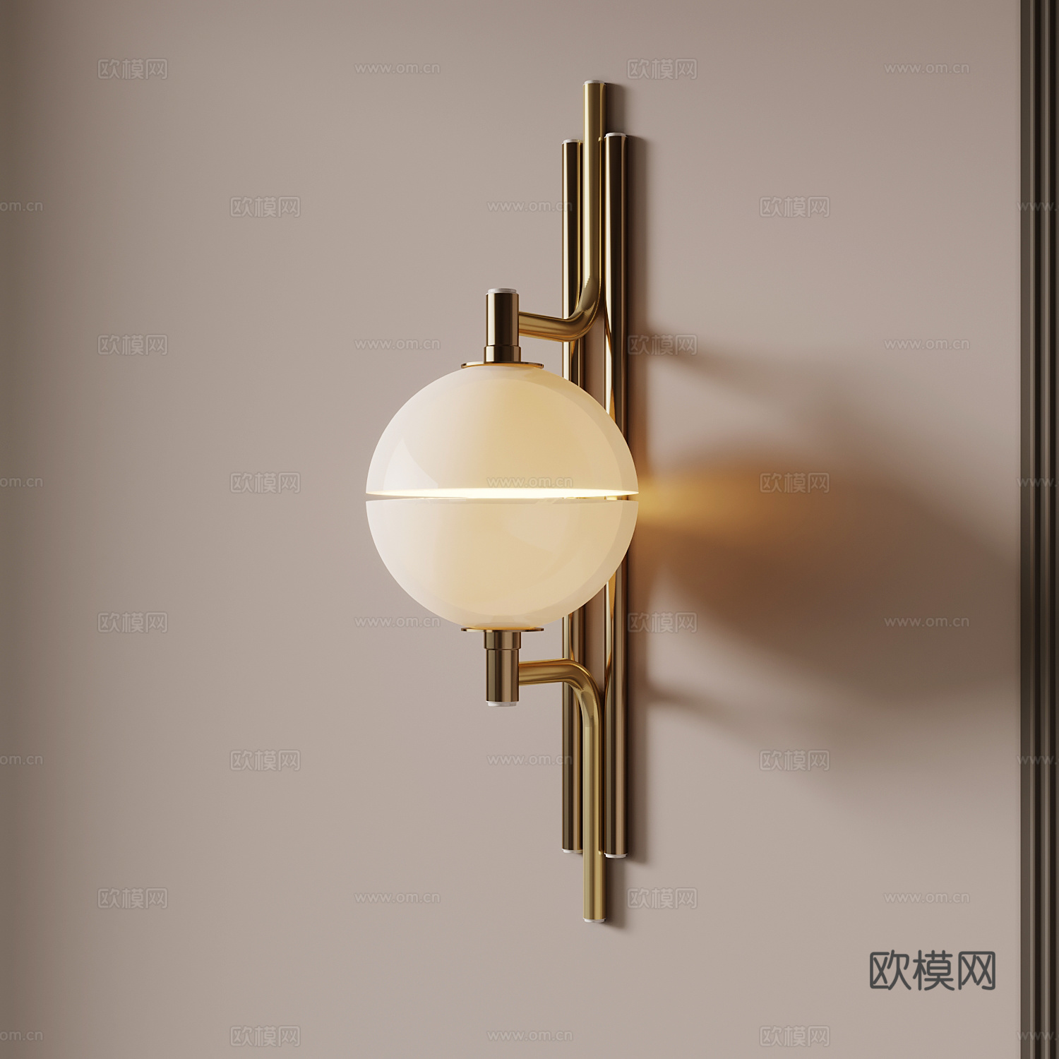 现代壁灯su模型