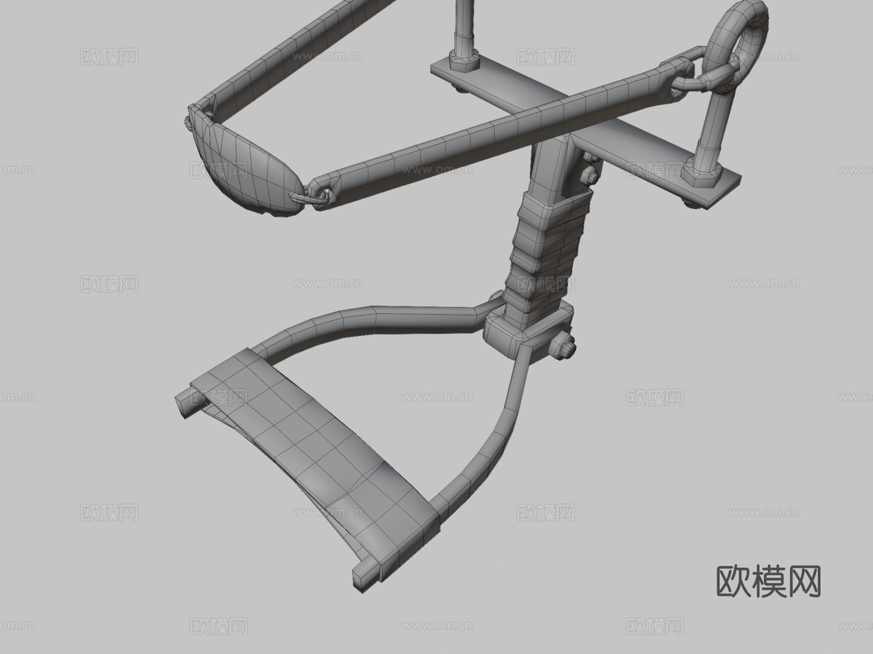 弹弓锈粉丝艺术3d模型下载（渲染图3）