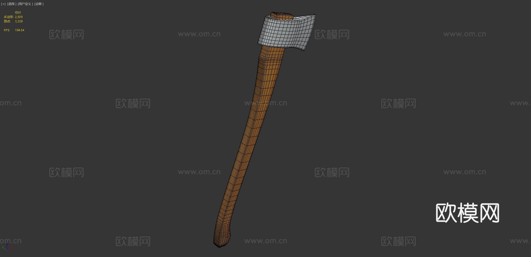 斧CG模型3d模型下载（渲染图4）