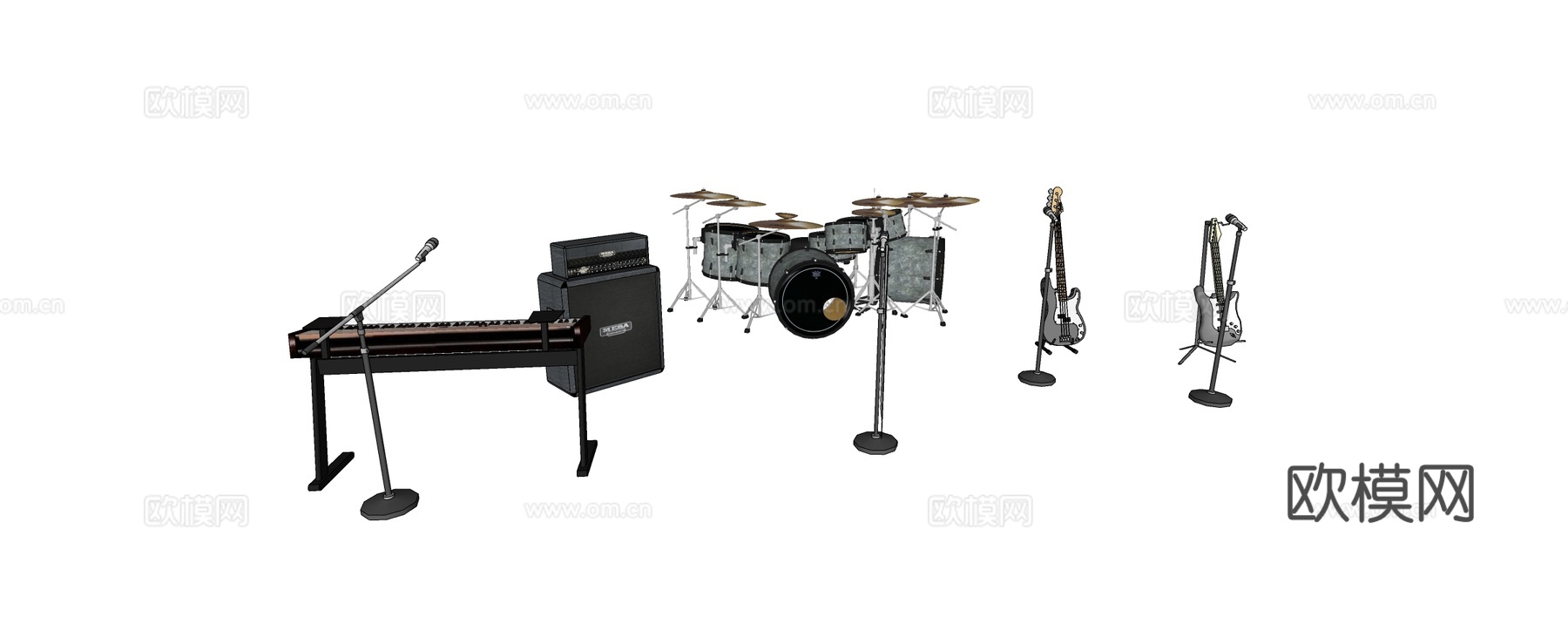 家居灯具装饰品摆件器材设备室外小品su模型