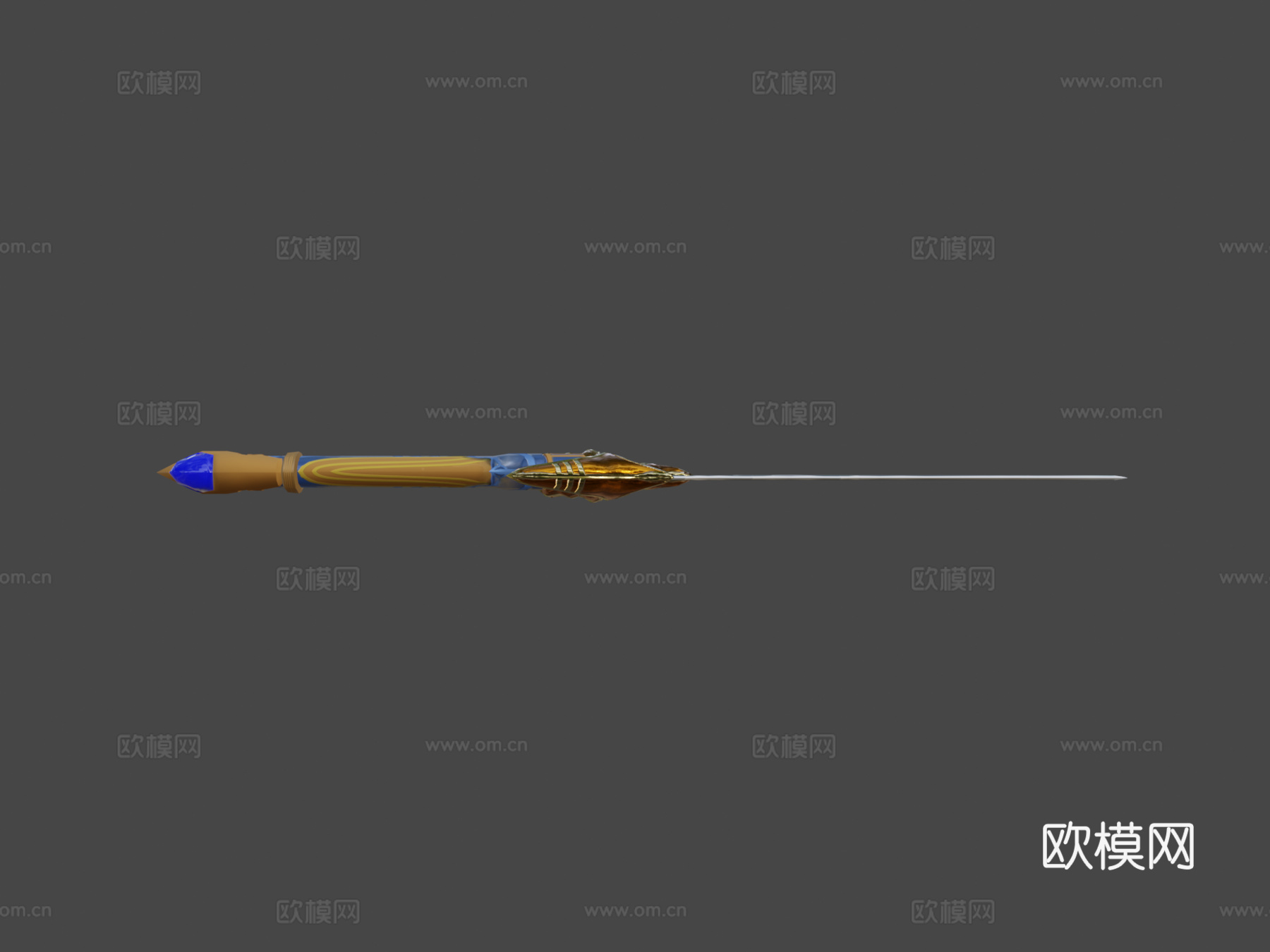 弯刃3d模型下载（渲染图5）