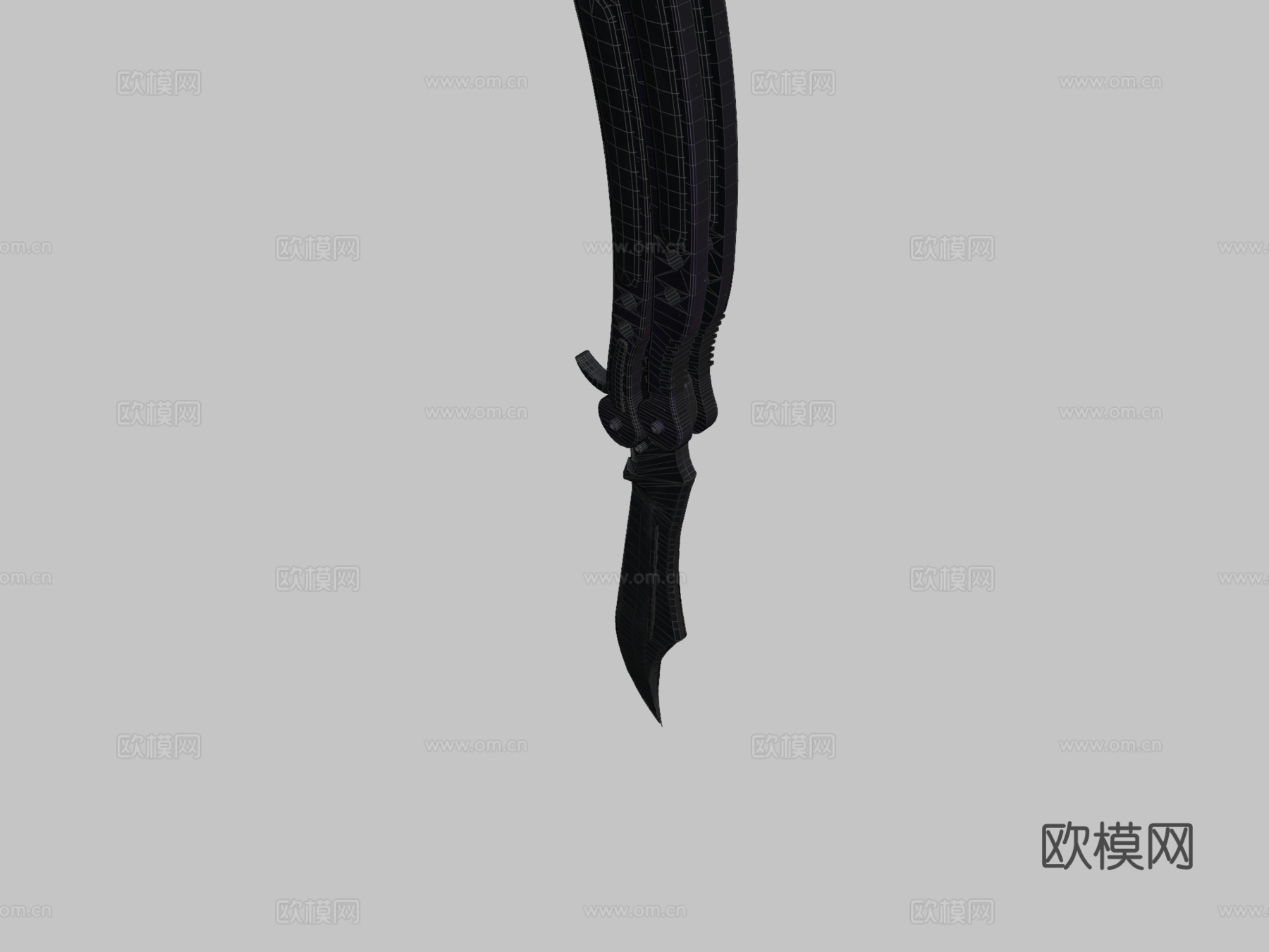 蝴蝶星云3d模型下载（渲染图2）