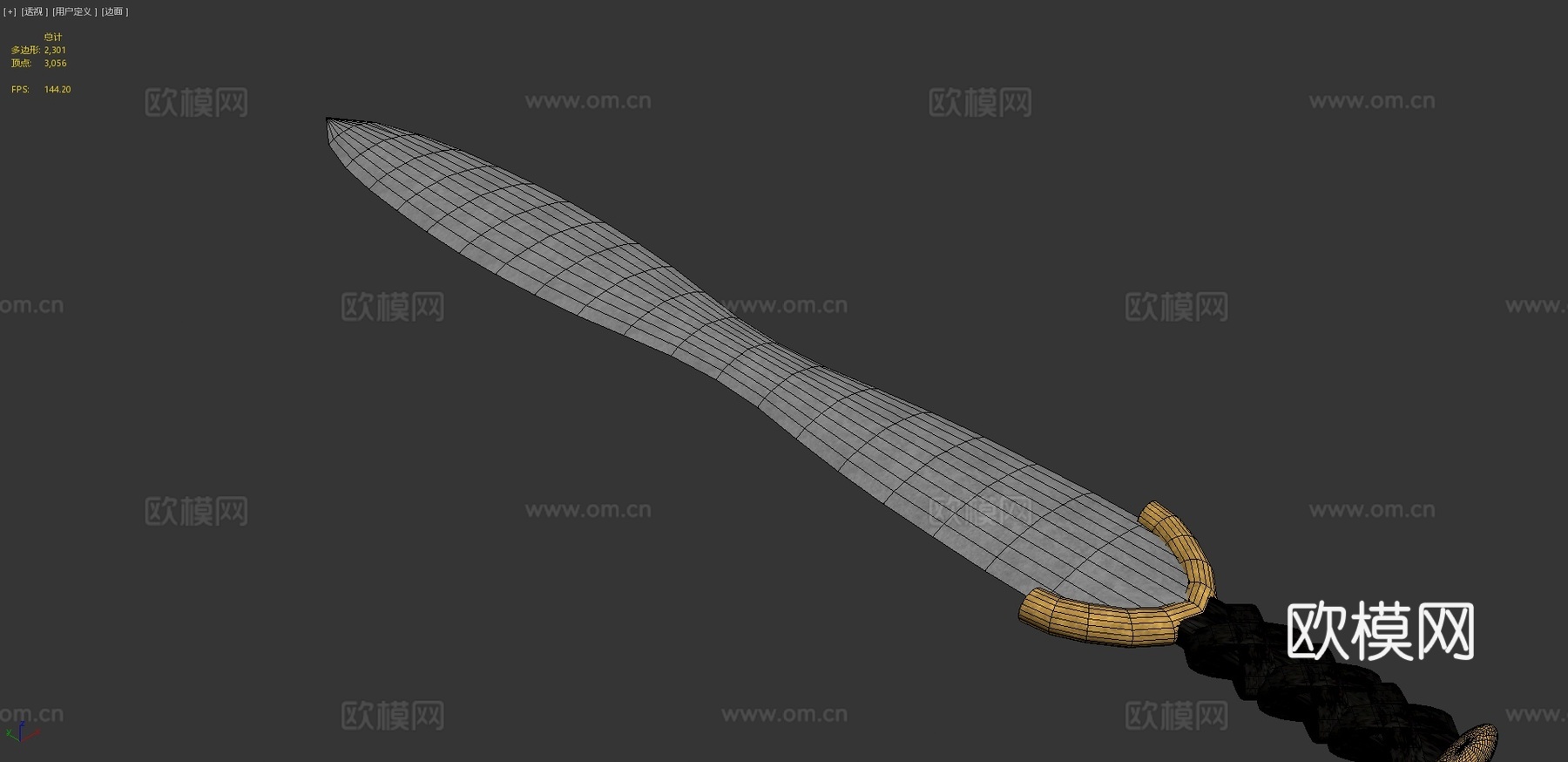 超狂狼之剑63d模型下载（渲染图4）