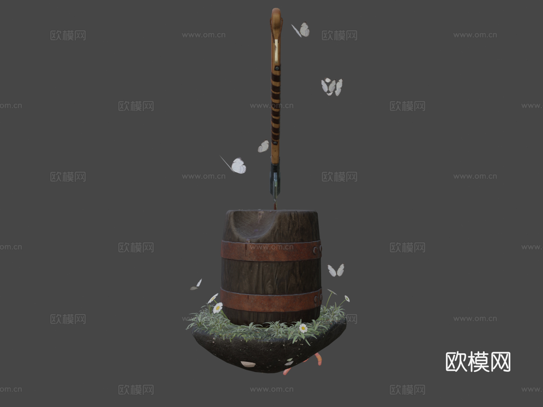 刽子手之斧3d模型3d模型下载（渲染图7）