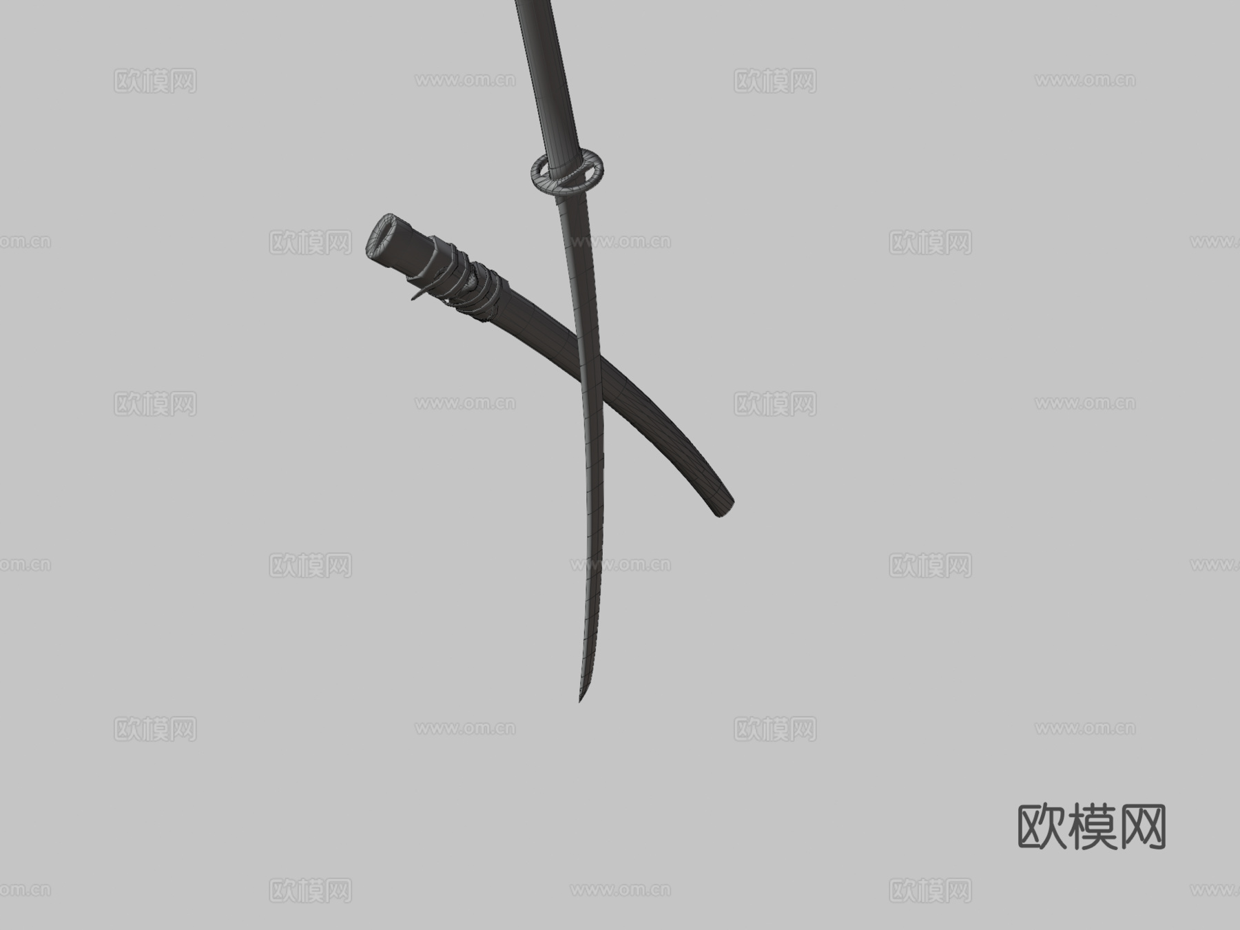 剑心逆刃刀3d模型下载（渲染图3）