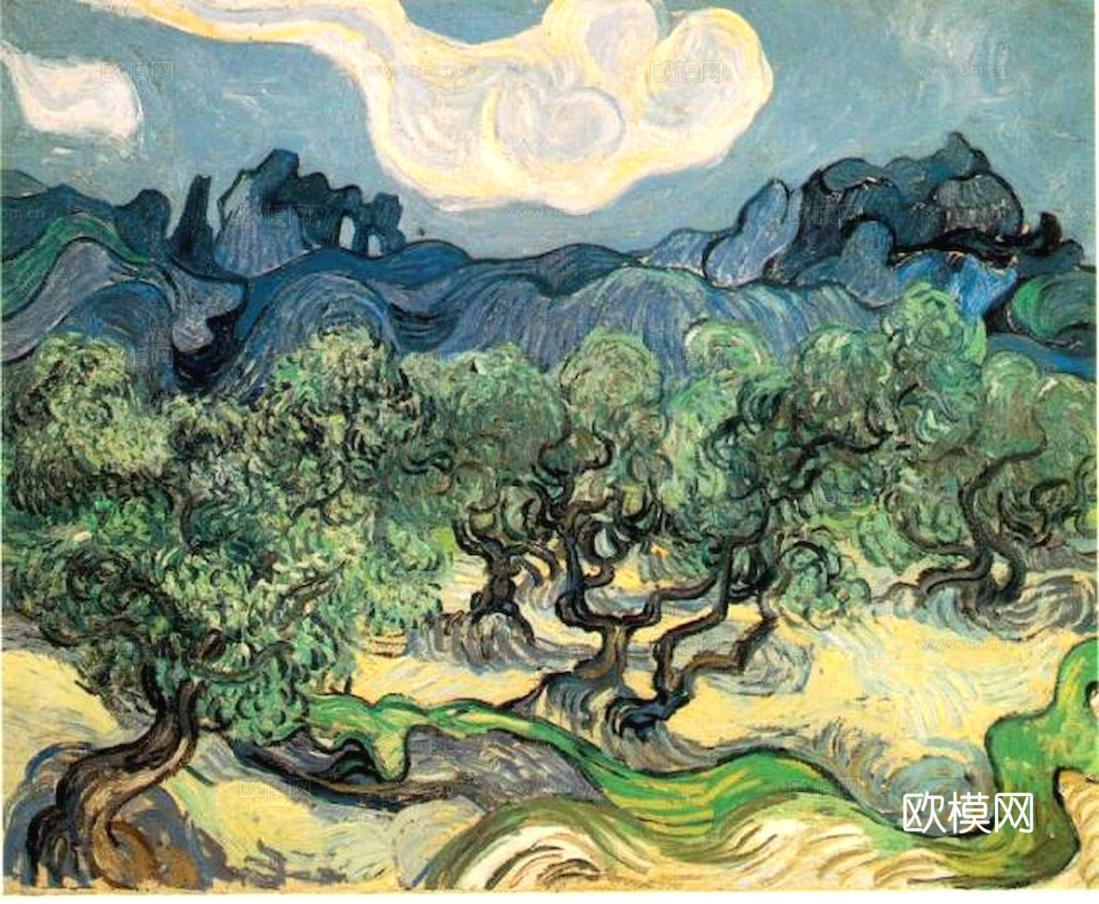 中式新中式挂画壁画字画山水花鸟背景墙壁纸装饰画抽象画油画下载