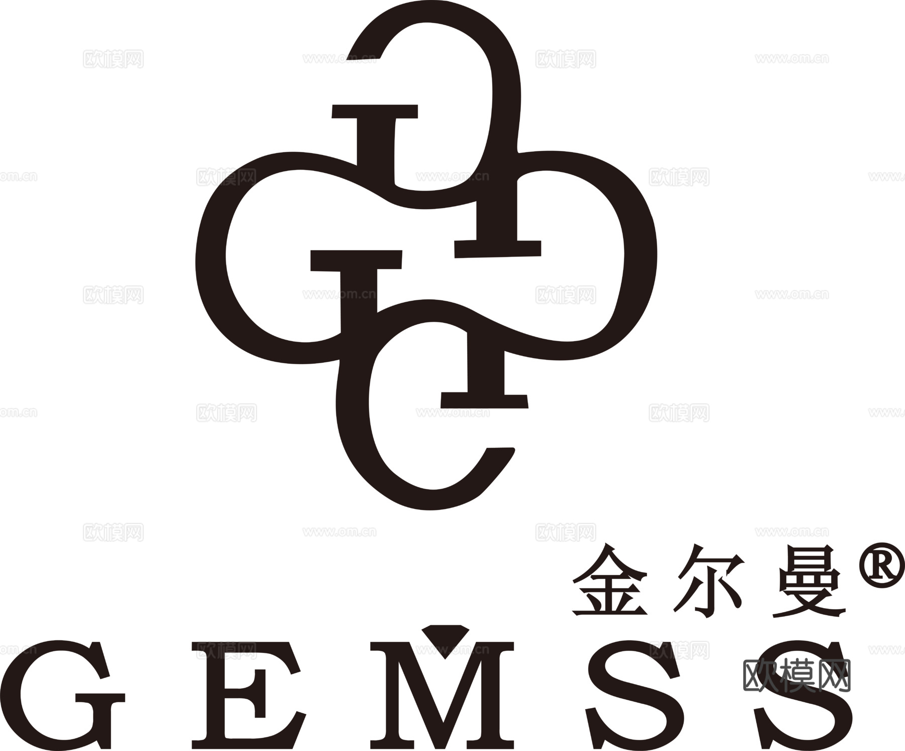 金尔曼，黄金珠宝logo