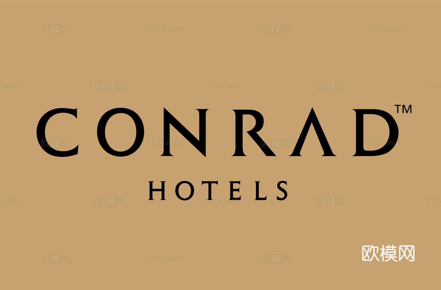 康莱德酒店，酒店旅馆logo