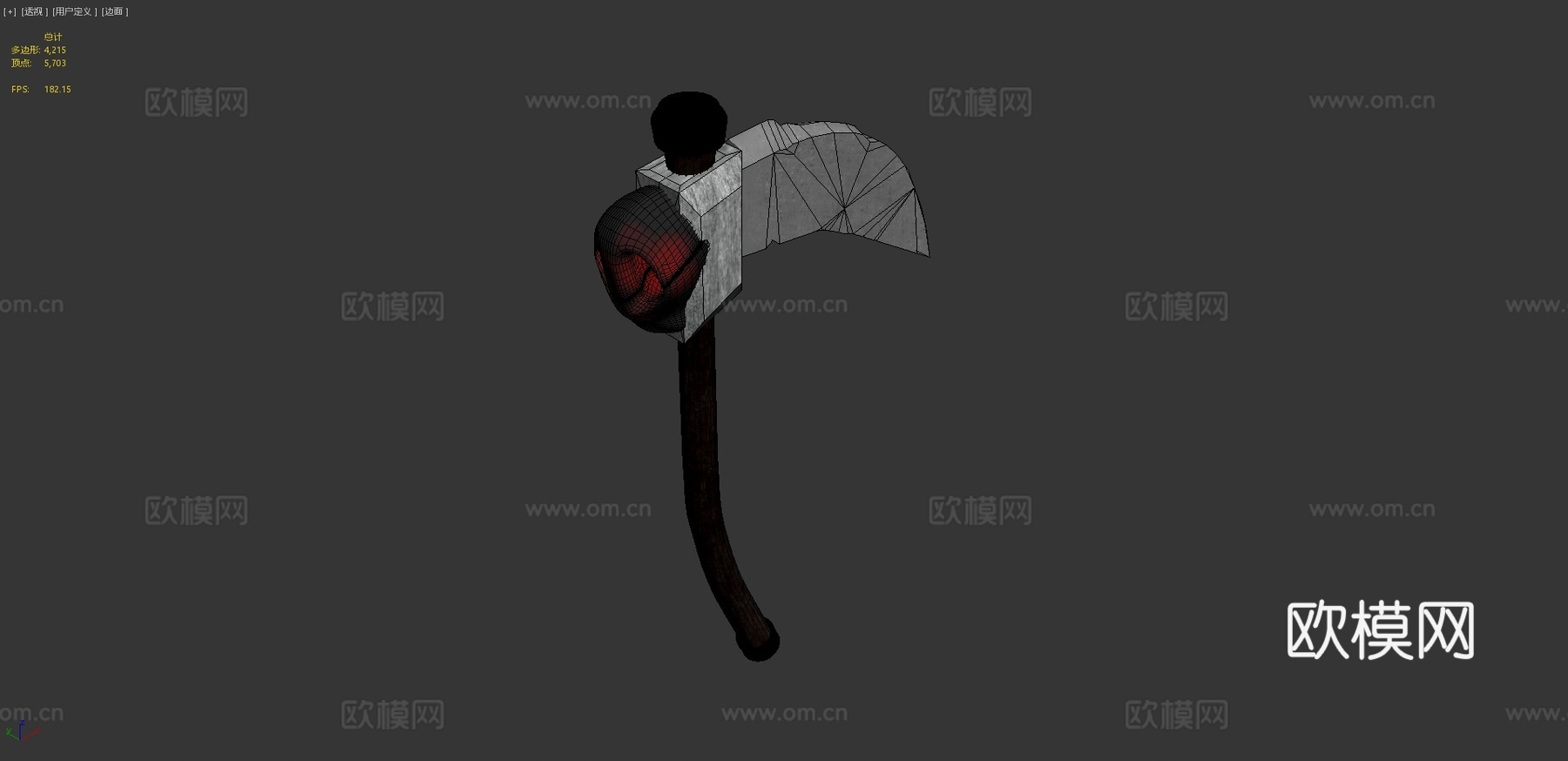 死亡镰刀3d模型下载（渲染图4）