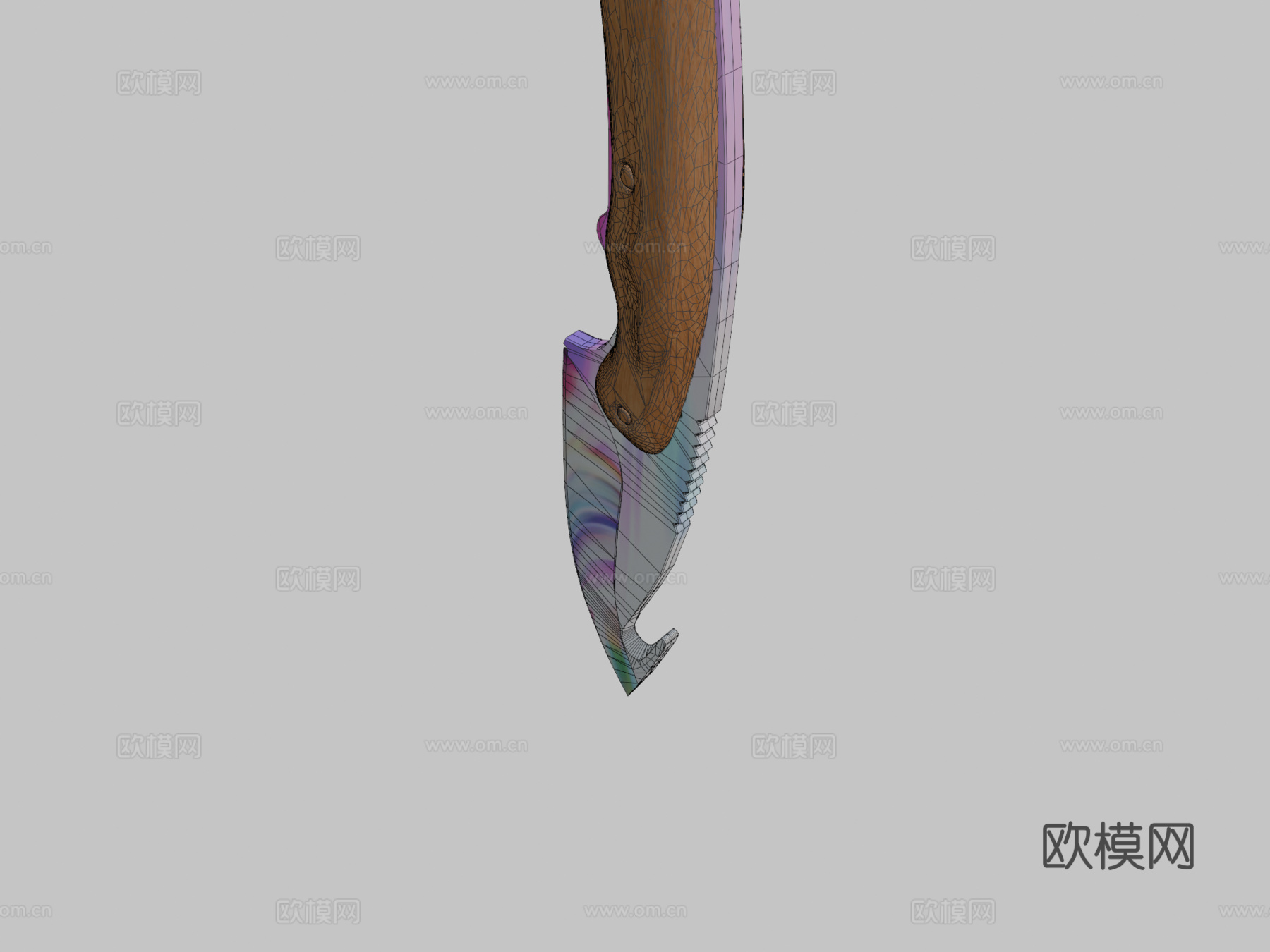 肠刀棒棒糖3d模型下载（渲染图2）