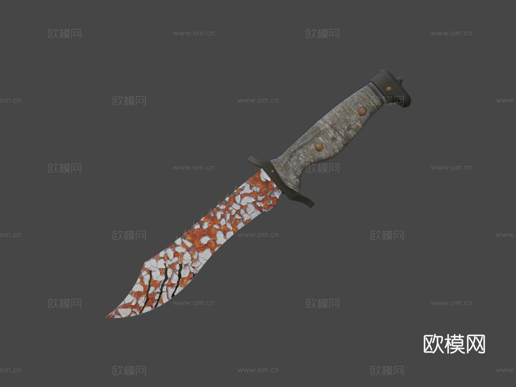 鲍伊锈蚀3d模型下载（渲染图6）