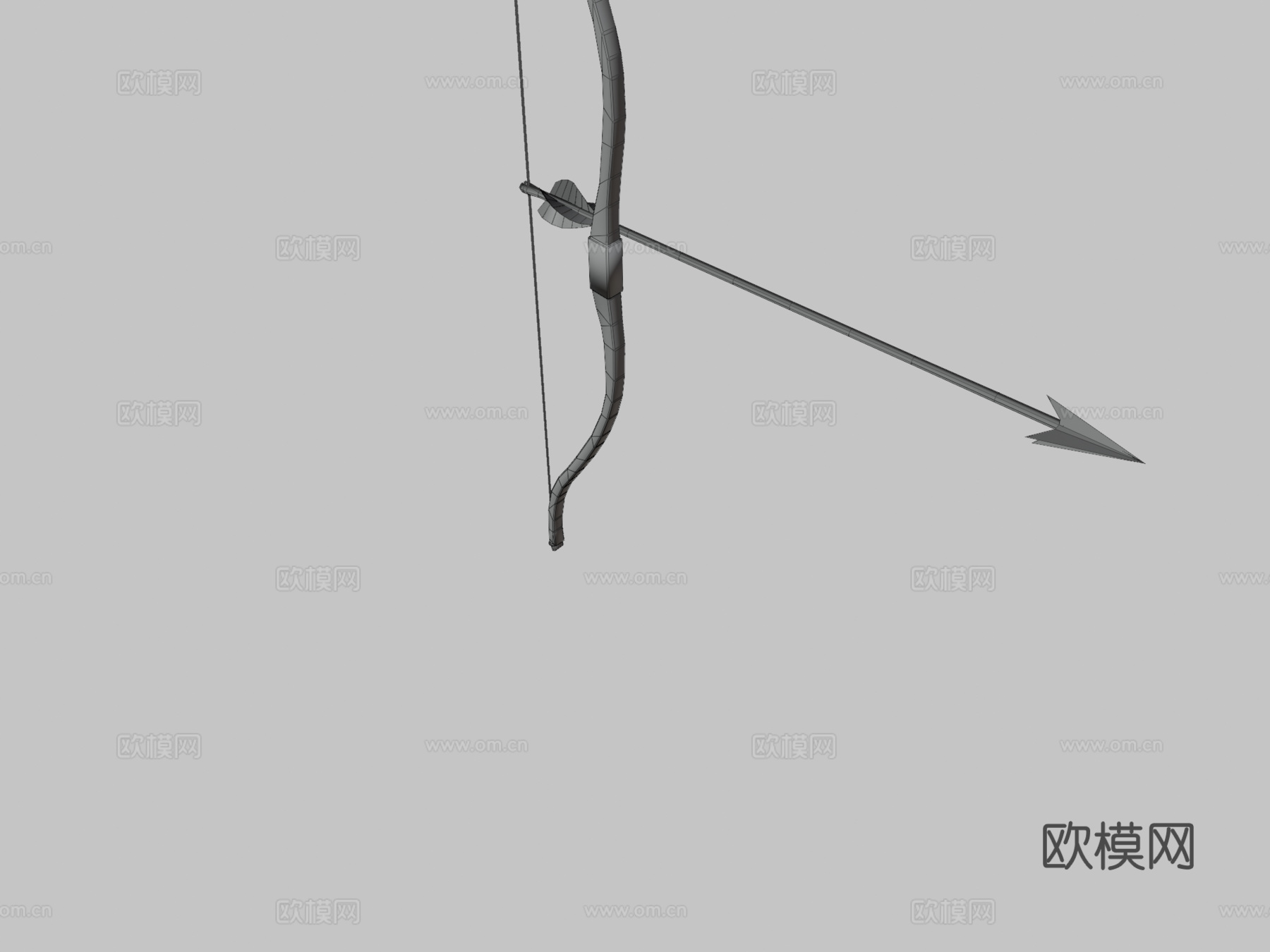 弓CG模型3d模型下载（渲染图3）