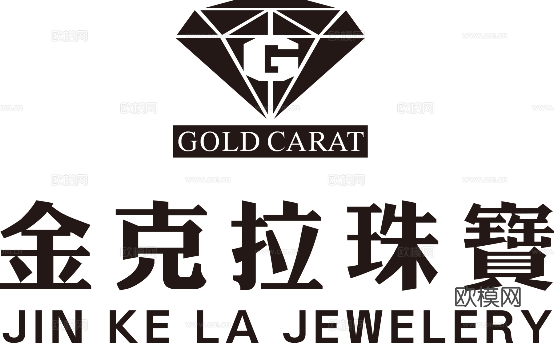金克拉，黄金珠宝logo