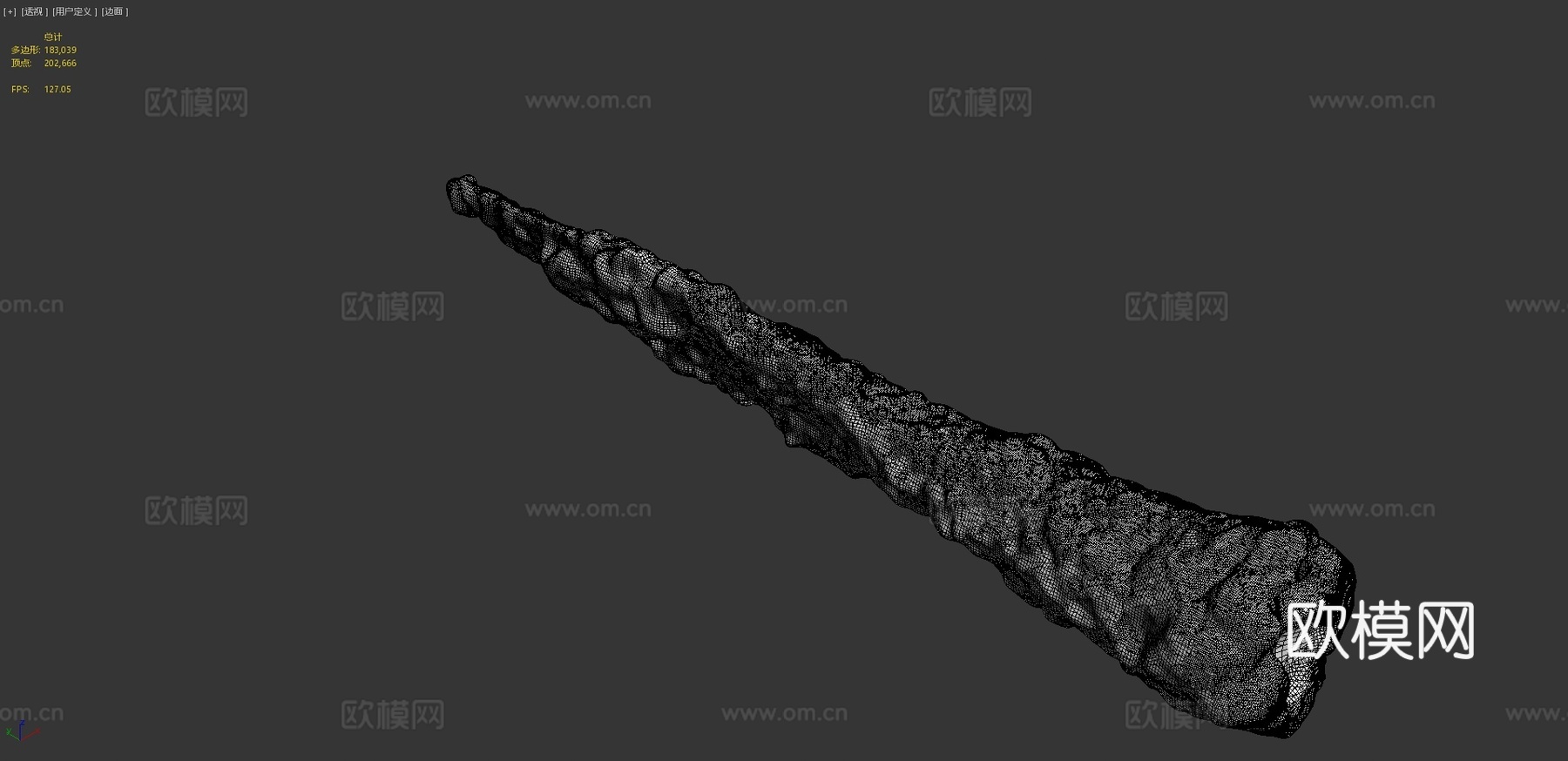 矛头3d模型下载（渲染图4）