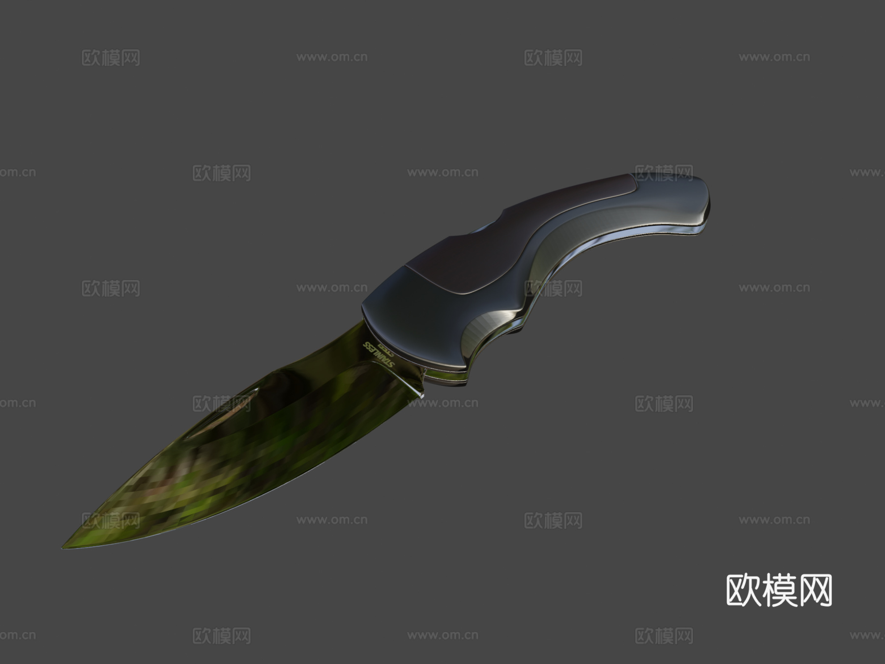 折叠刀3d模型下载（渲染图8）