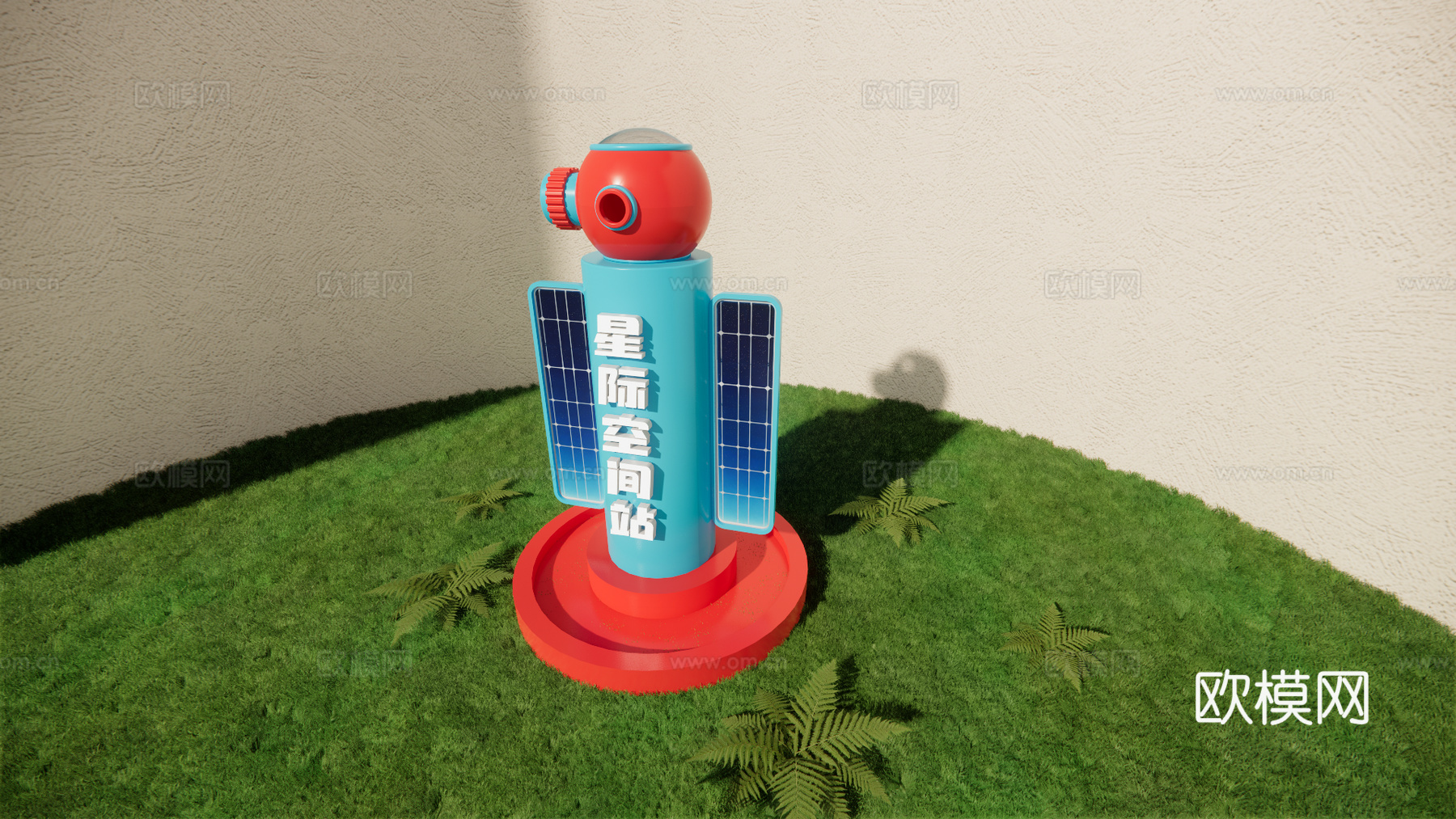 科技美陈 科技导视 公园导视 美陈导视 美陈打卡su模型