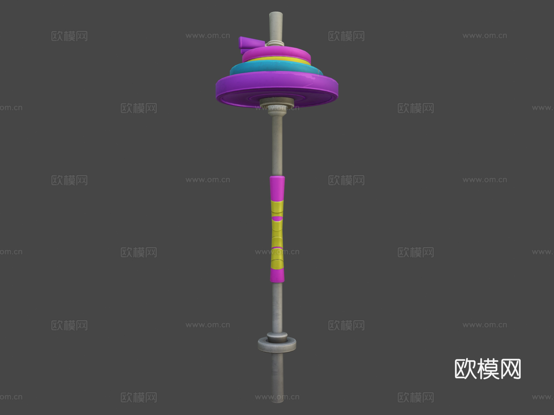 斧操收割工具3d模型下载（渲染图5）