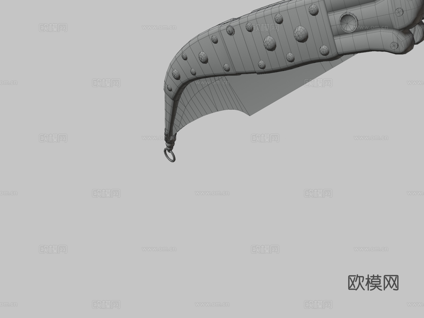 纳瓦哈西班牙折刀3d模型下载（渲染图3）