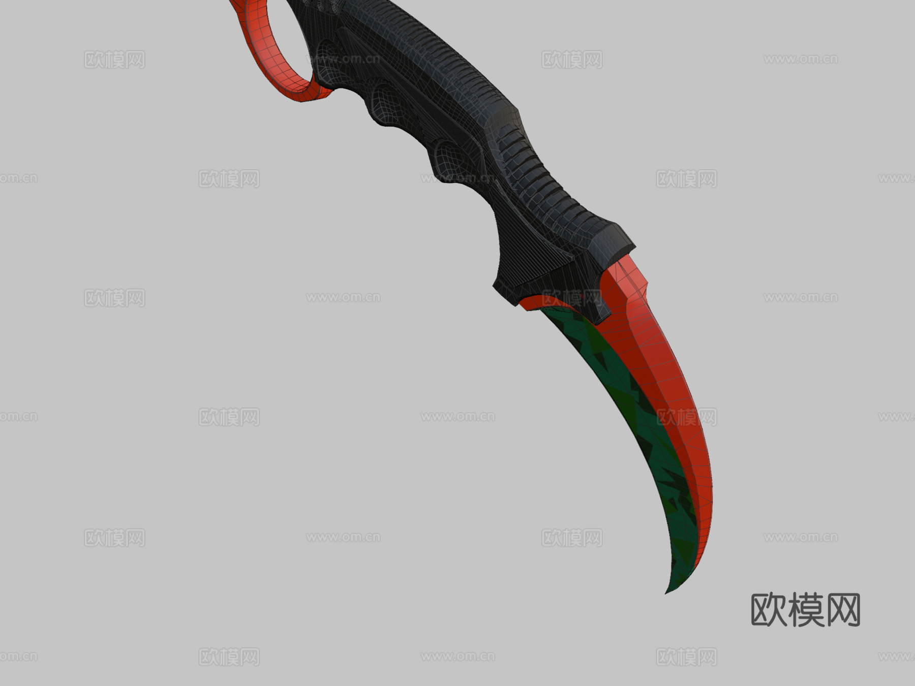 爪刀专业版3d模型下载（渲染图2）