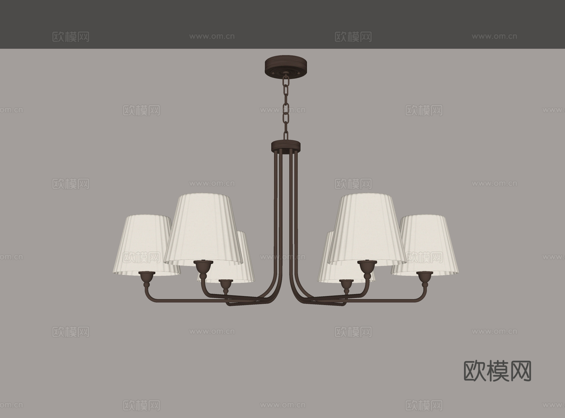 法式吊灯 餐厅吊灯 卧室吊灯su模型