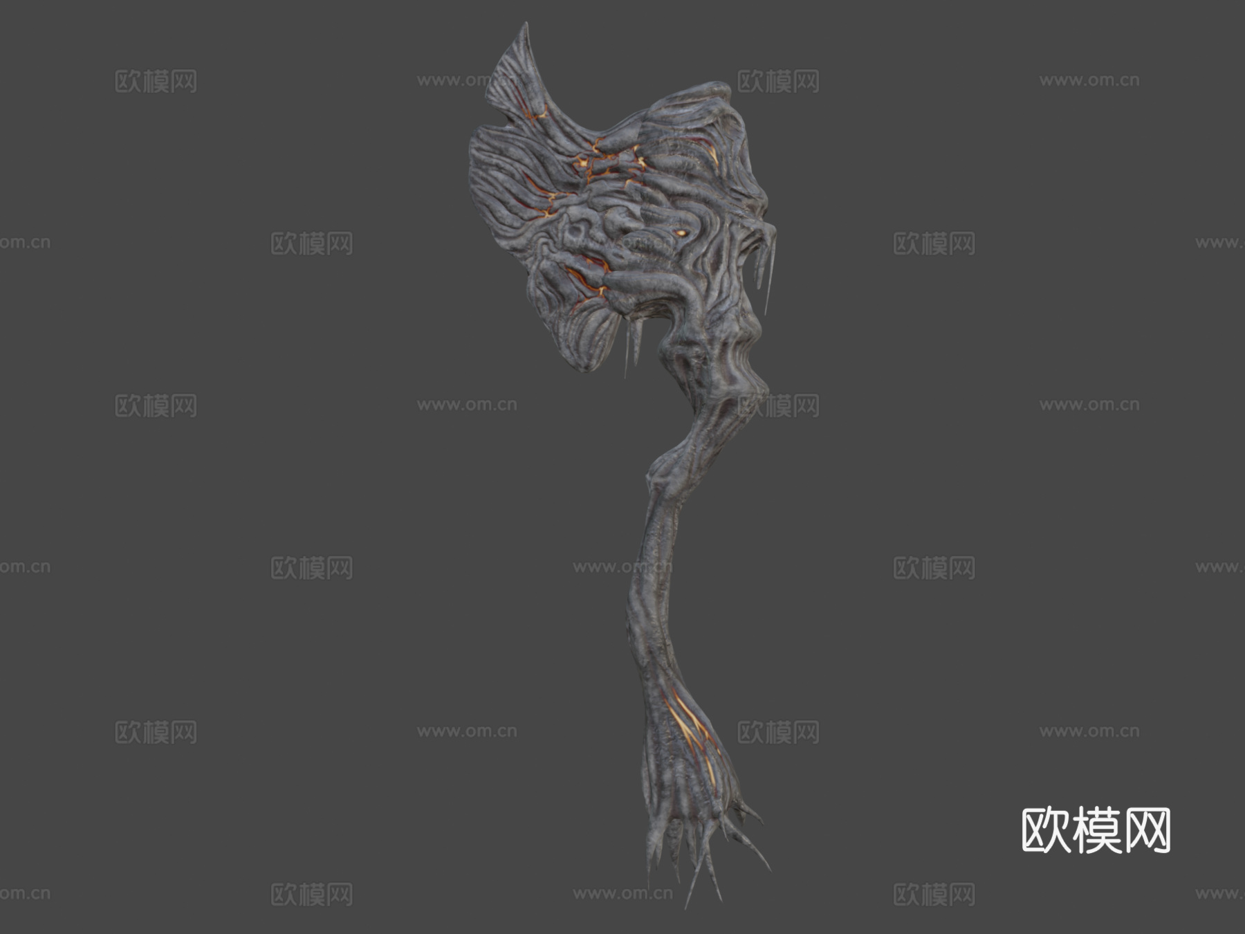 恶魔巨斧黑暗之魂III3d模型下载（渲染图8）