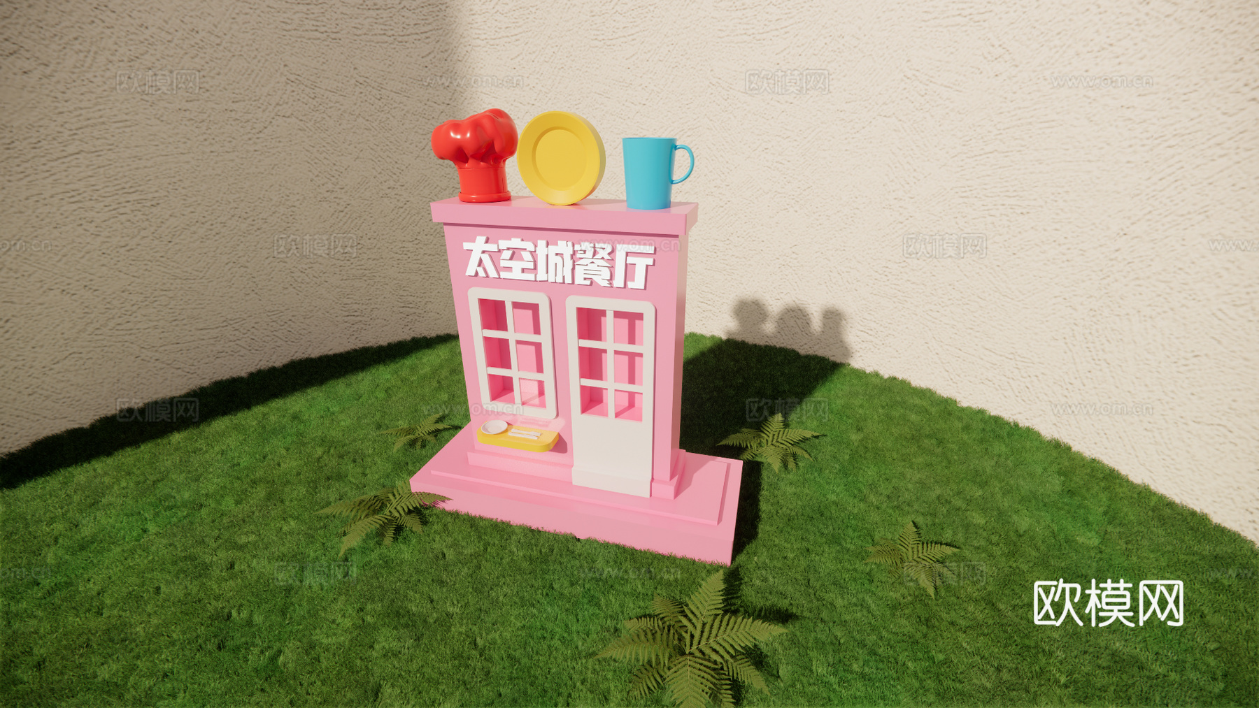 科技美陈 科技导视 公园导视 美陈导视 美陈打卡su模型