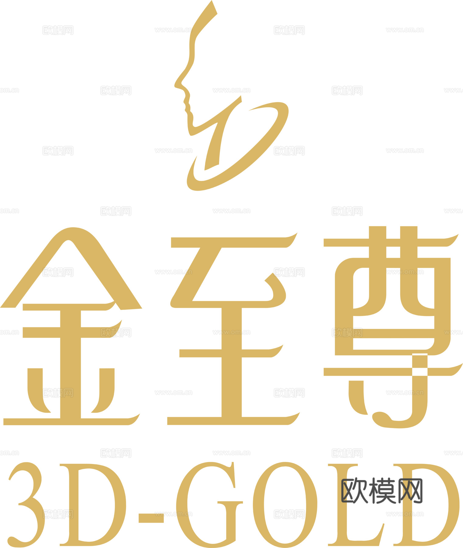 金至尊，黄金珠宝logo